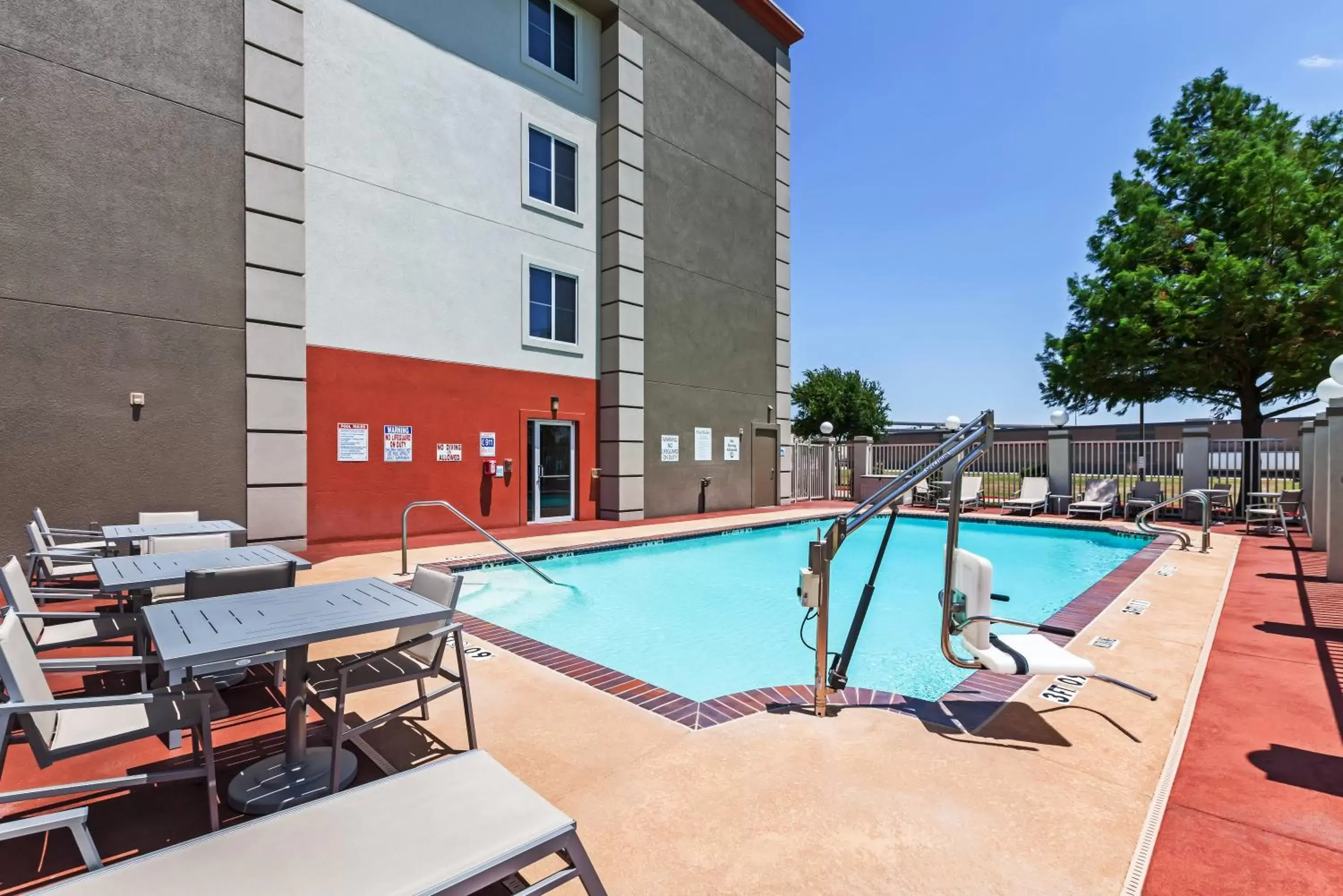 Swimming Pool in Holiday Inn Express Hotel & Suites Dallas Lewisville, an IHG Hotel