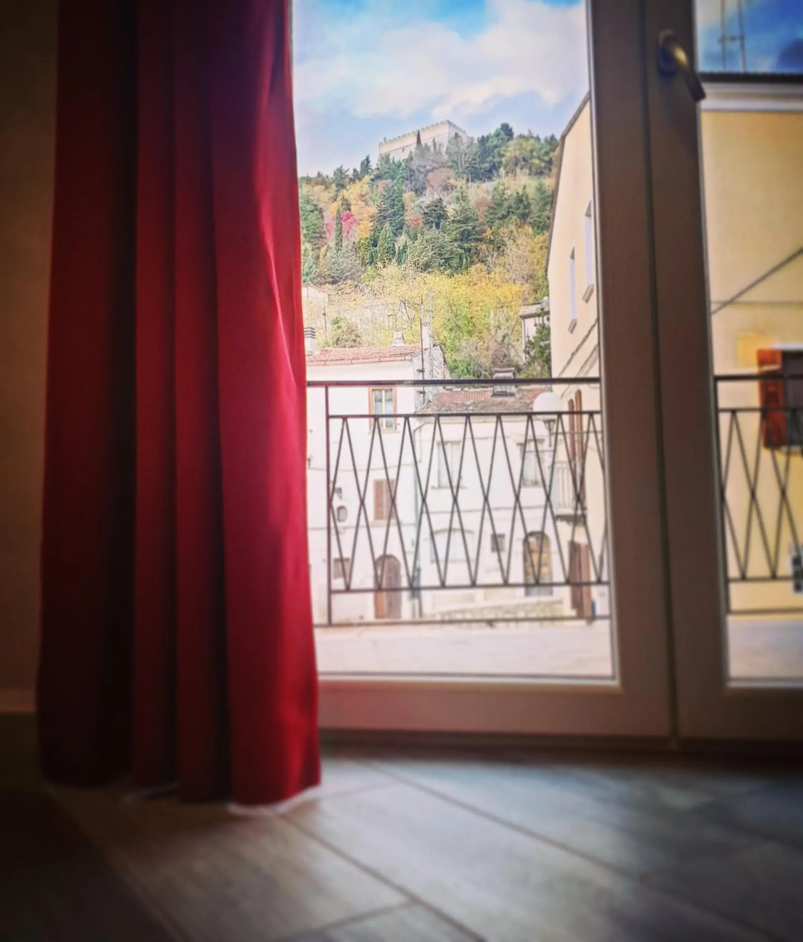 View (from property/room), Mountain View in Central Apartment Campobasso