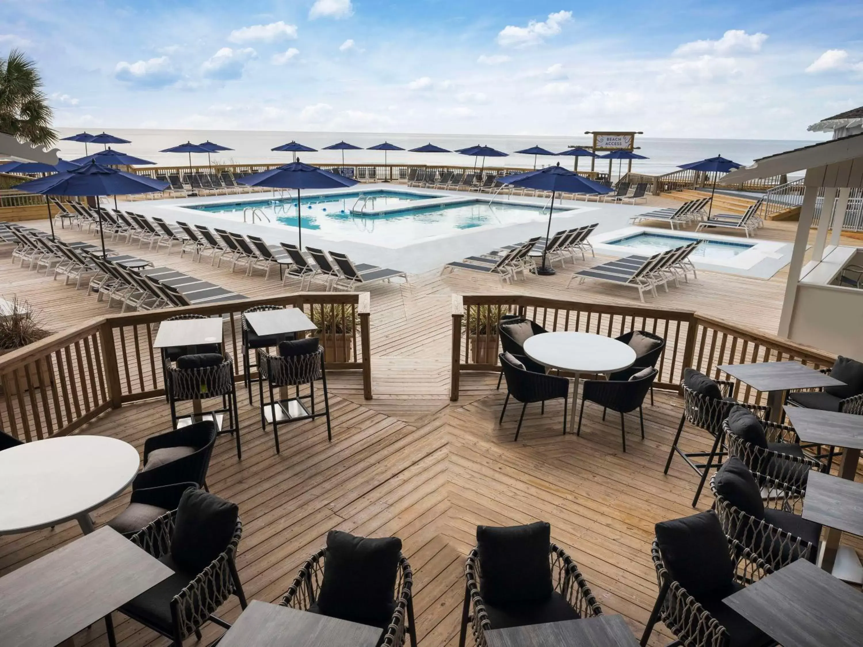 Pool view in Hilton Myrtle Beach Resort