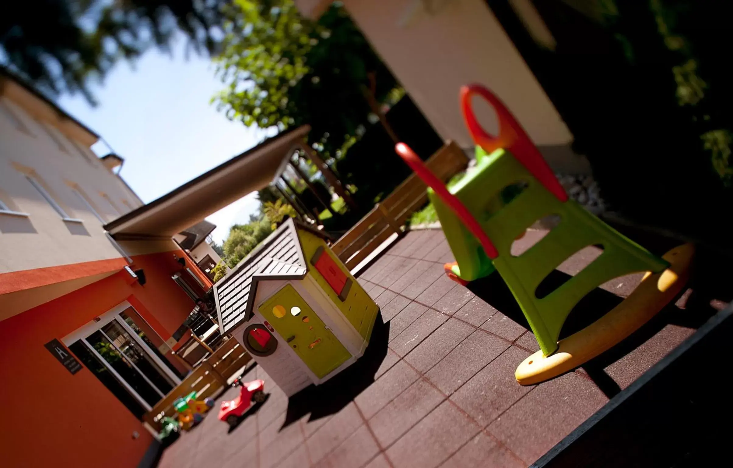 Children play ground in Ahotel Ljubljana