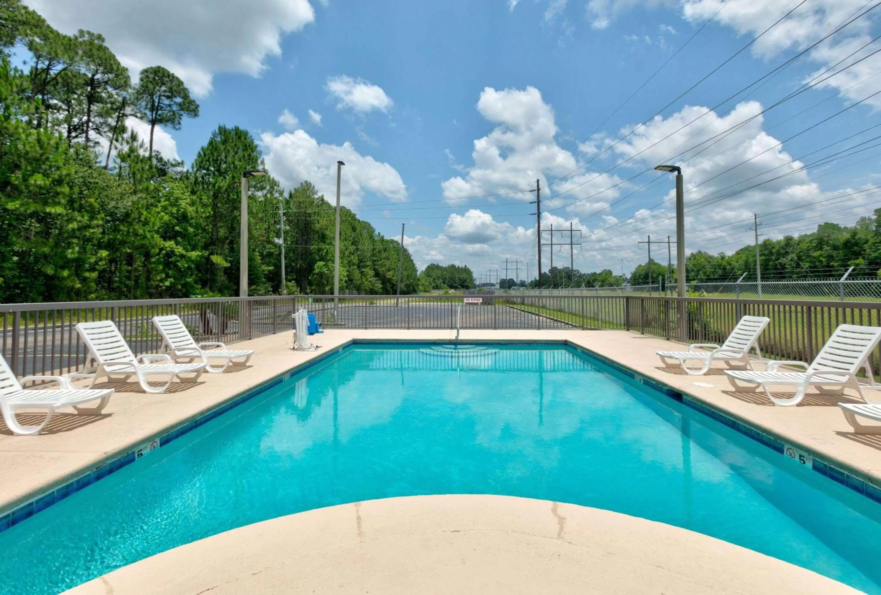 Pool view in Super 8 by Wyndham Diberville Biloxi Area