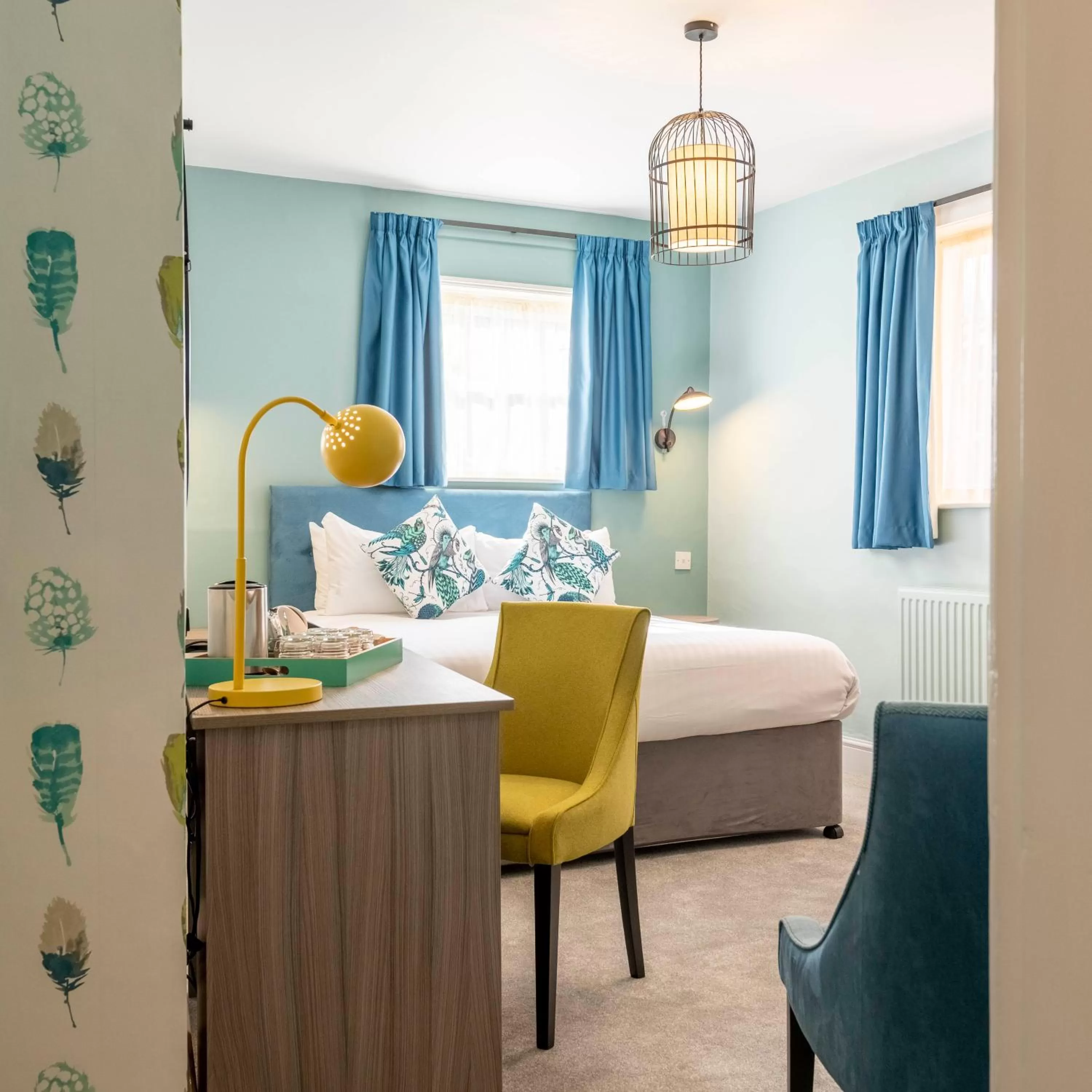 Bed in Wisteria Hotel