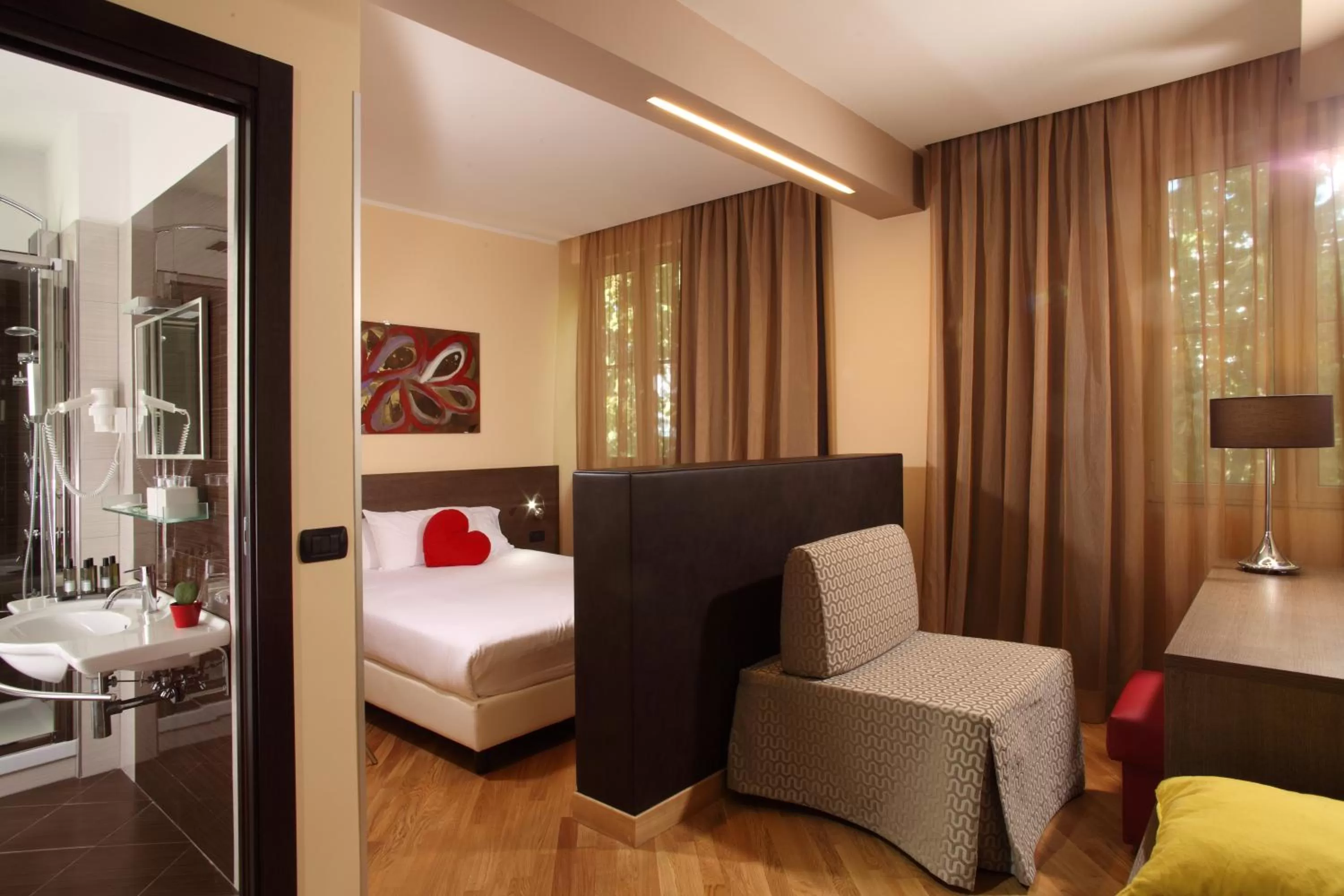 Bed in Hotel & Spa Villa Mercede