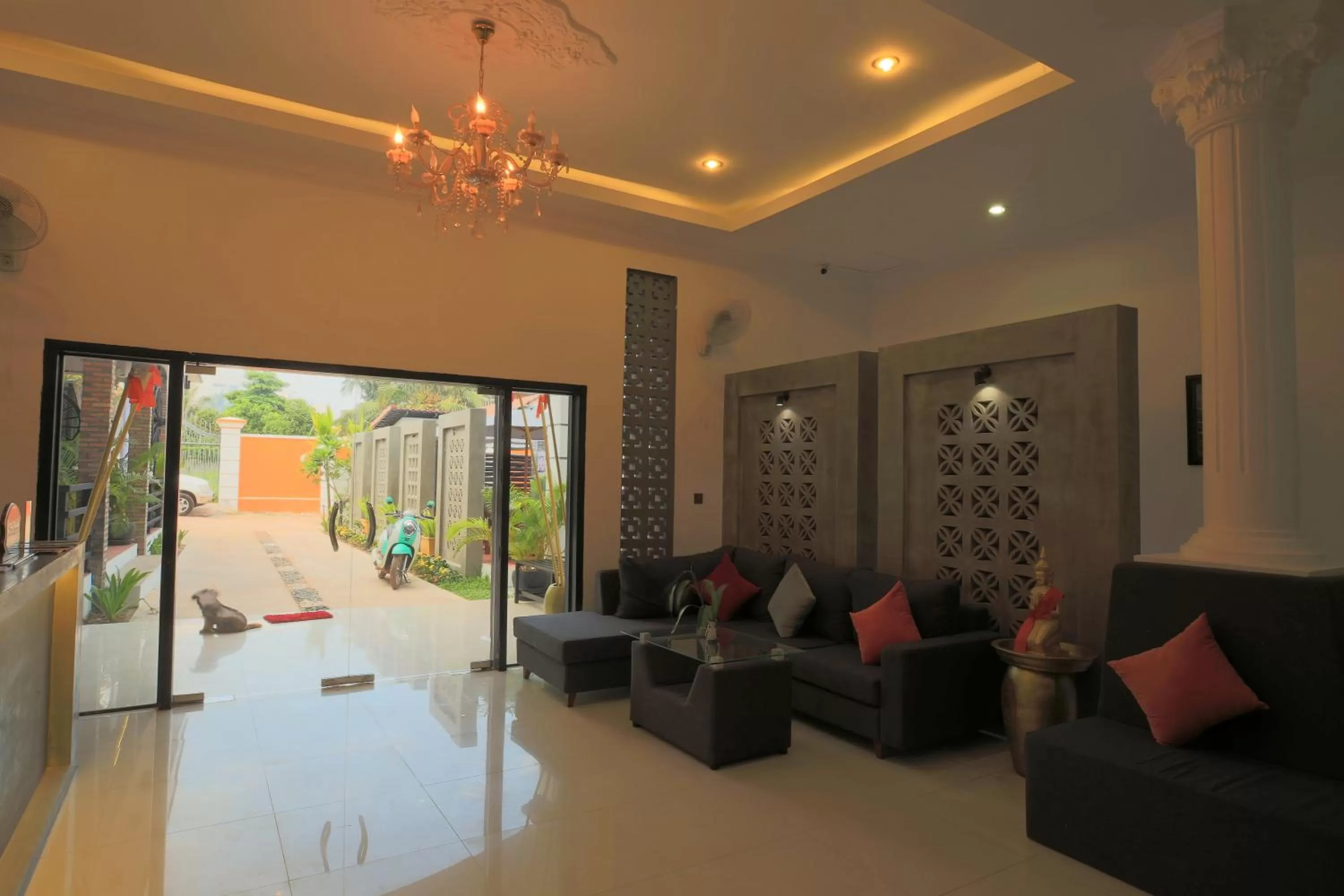 Property building, Seating Area in Sakun Angkor Boutique