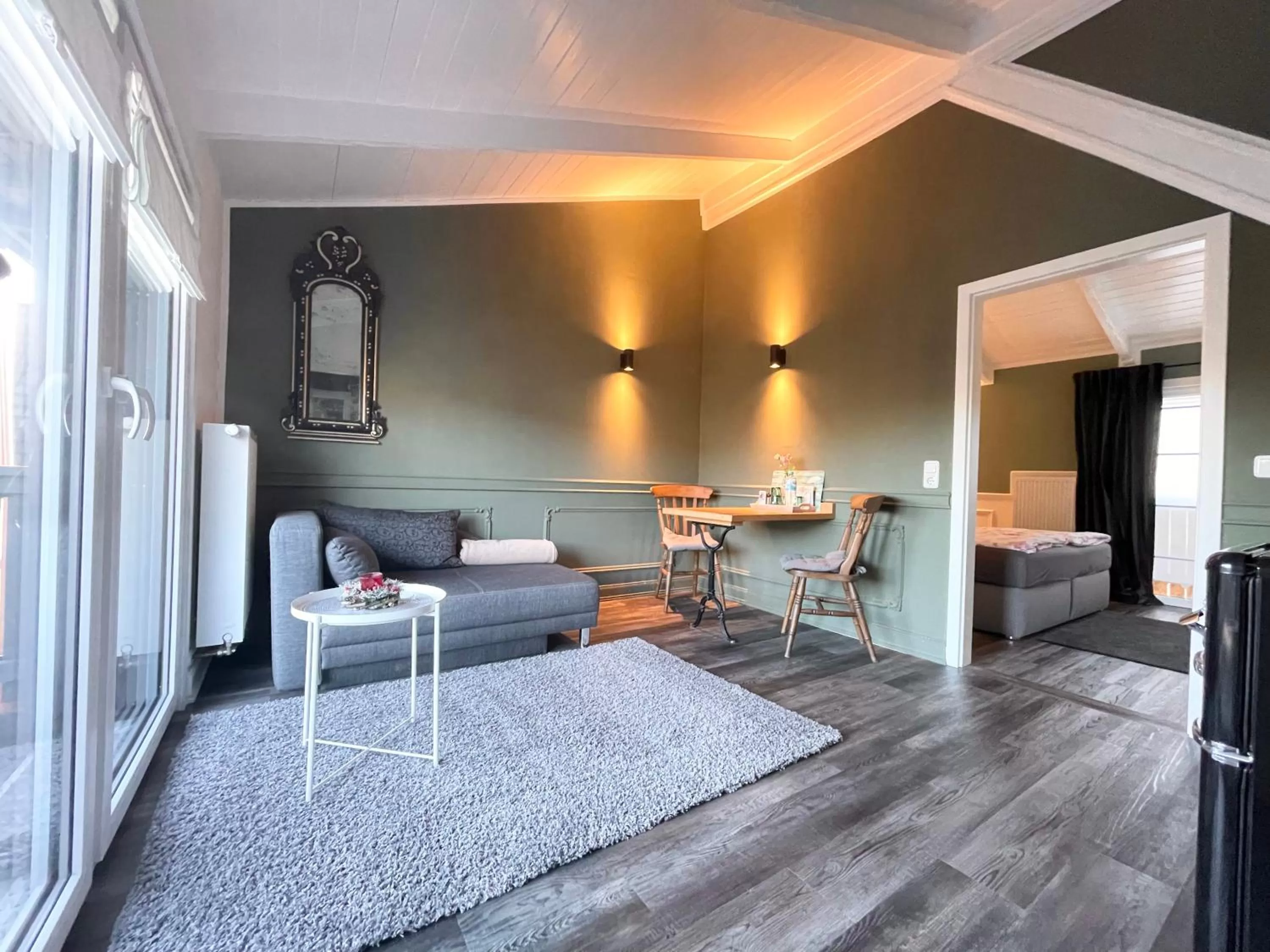 Living room in Rosenhof-Lodge