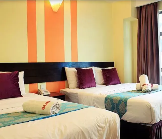 Bed in Sun Inns Hotel Kota Laksamana Melaka