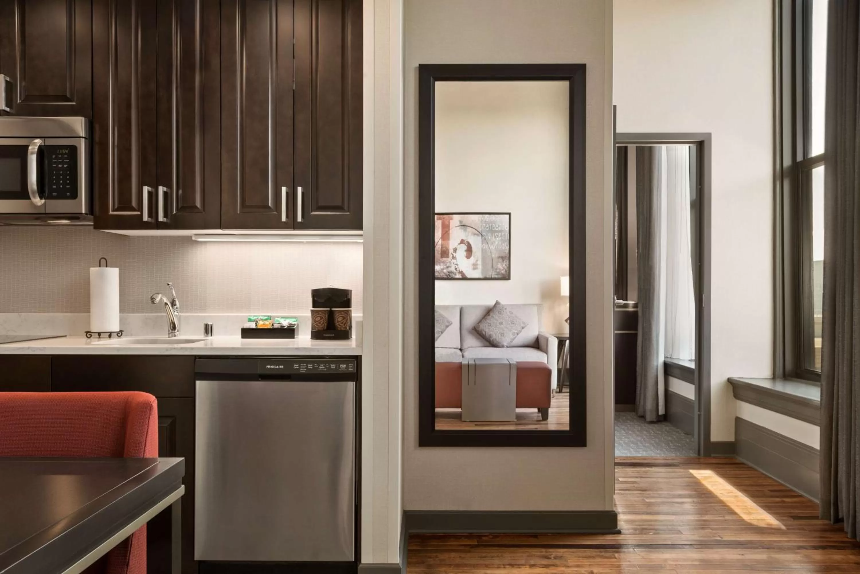 Kitchen or kitchenette in Homewood Suites By Hilton Milwaukee Downtown