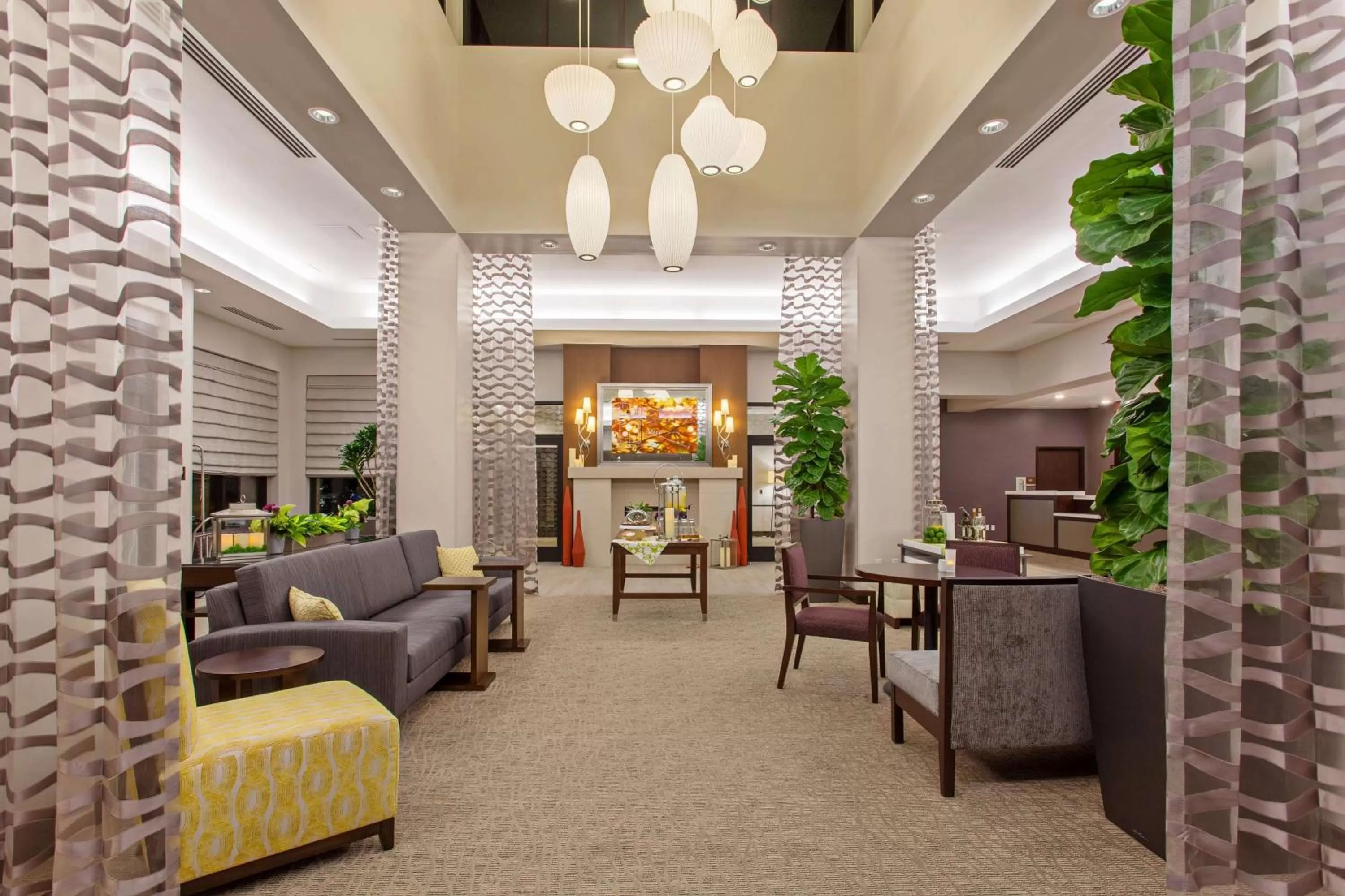 Lobby or reception in Hilton Garden Inn Irvine/Orange County Airport
