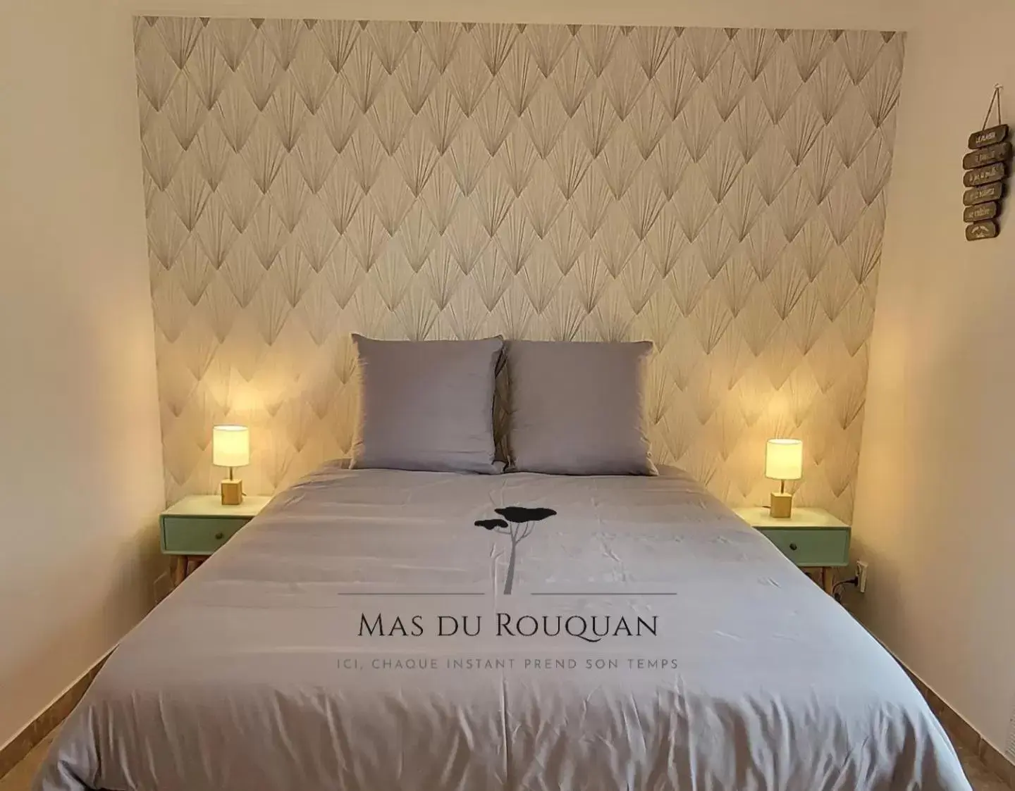 Bed in Le Mas du Rouquan