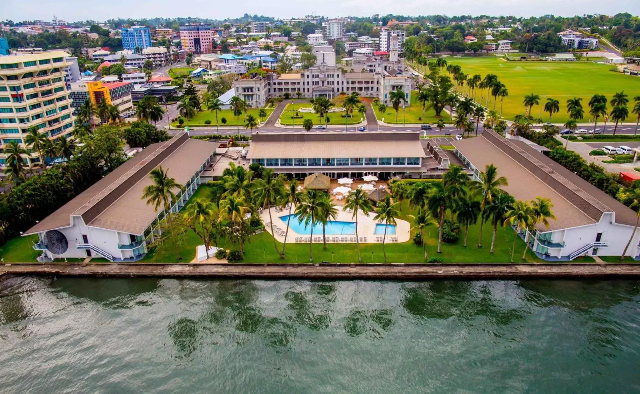 Property building, Bird's-eye View in Holiday Inn Suva, an IHG Hotel