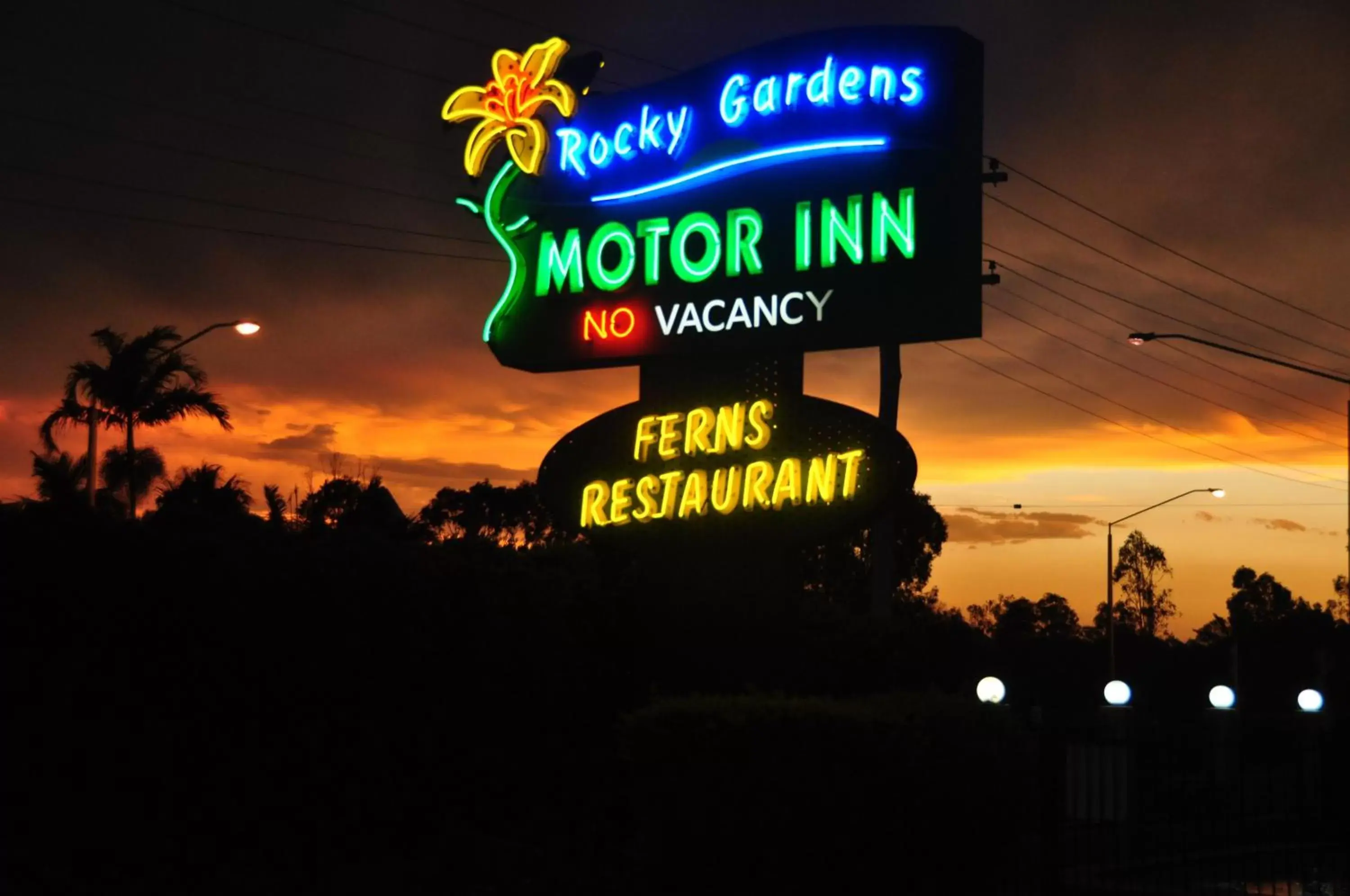 Property logo or sign in Rocky Gardens Motor Inn Rockhampton