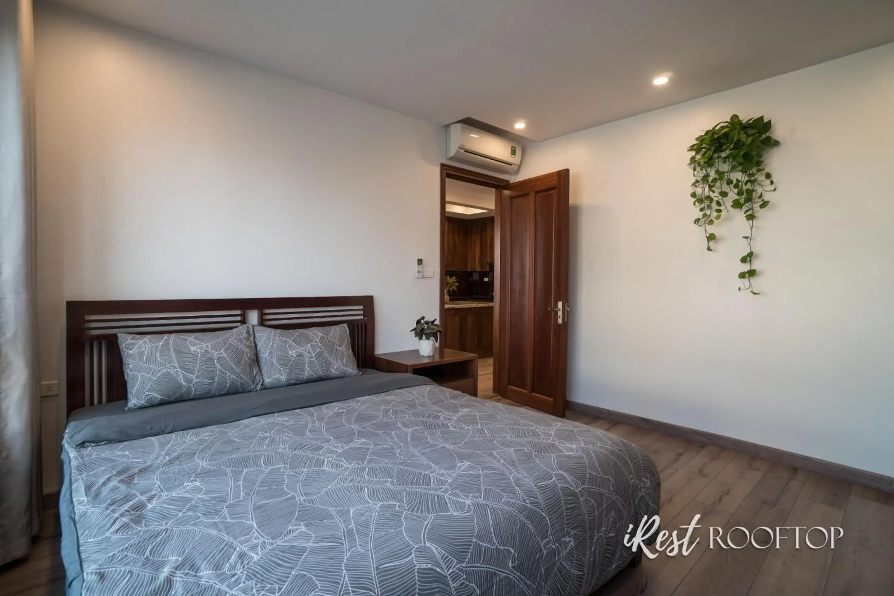 Bed in Irest Apartment