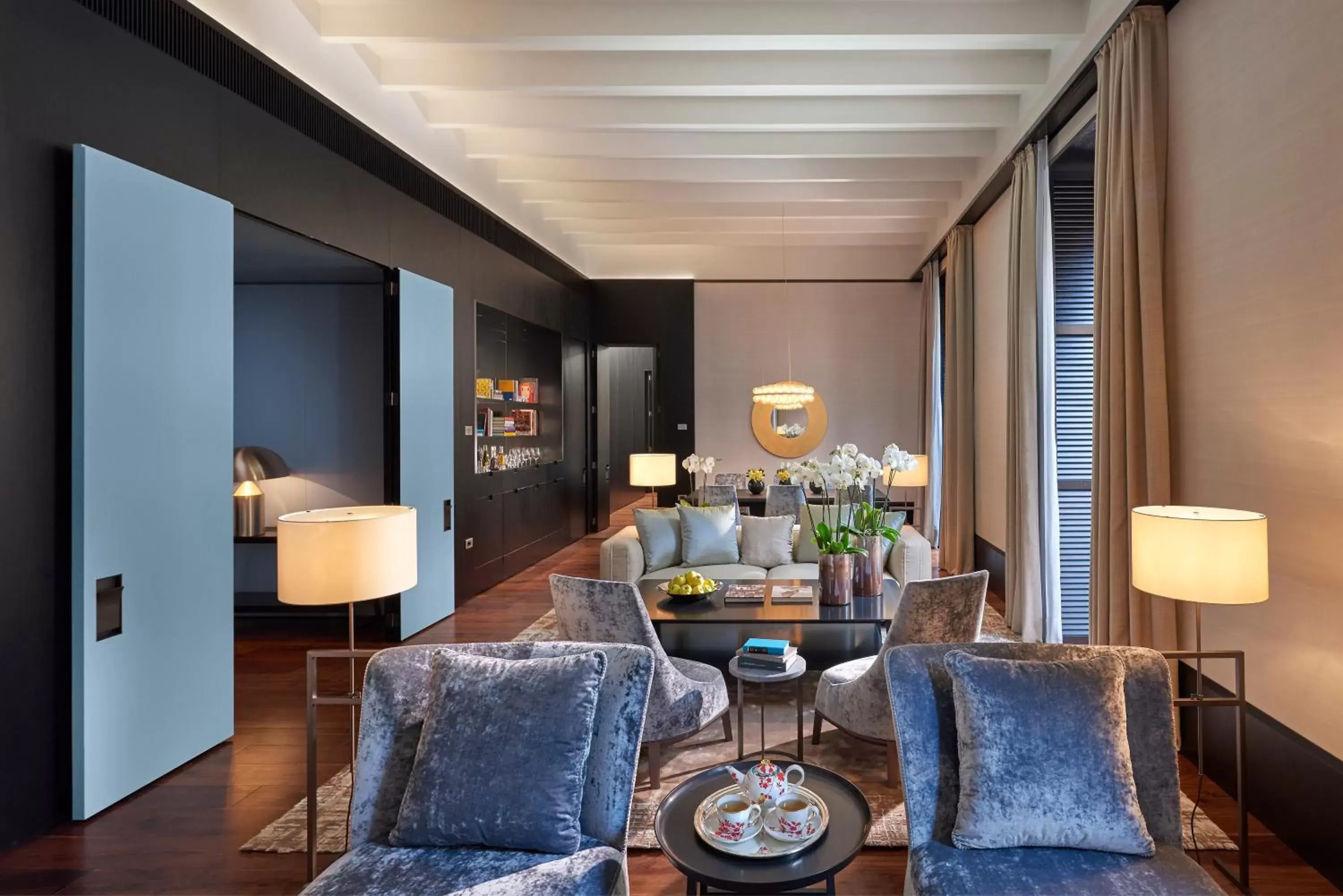 Living room, Dining Area in Mandarin Oriental, Milan