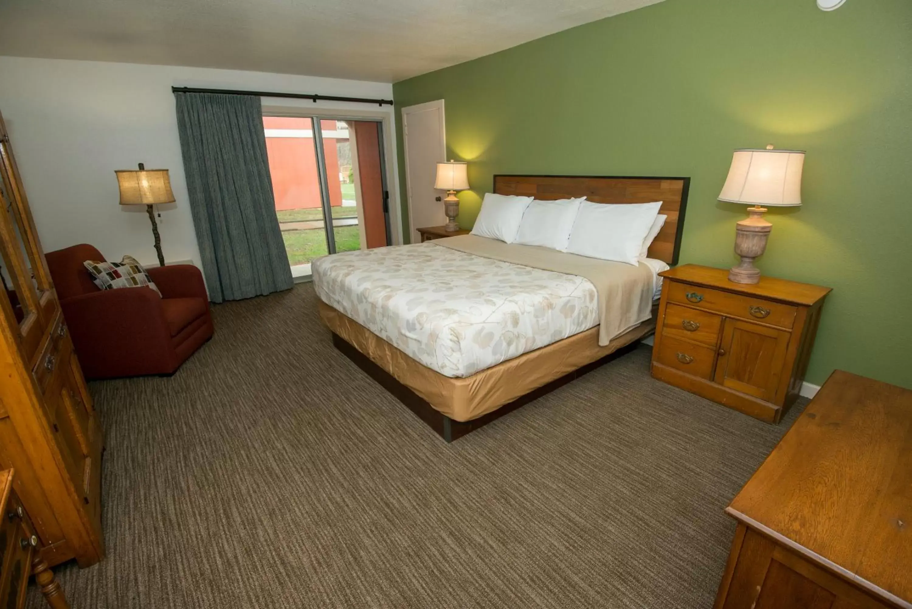 Bed in Brown County Inn