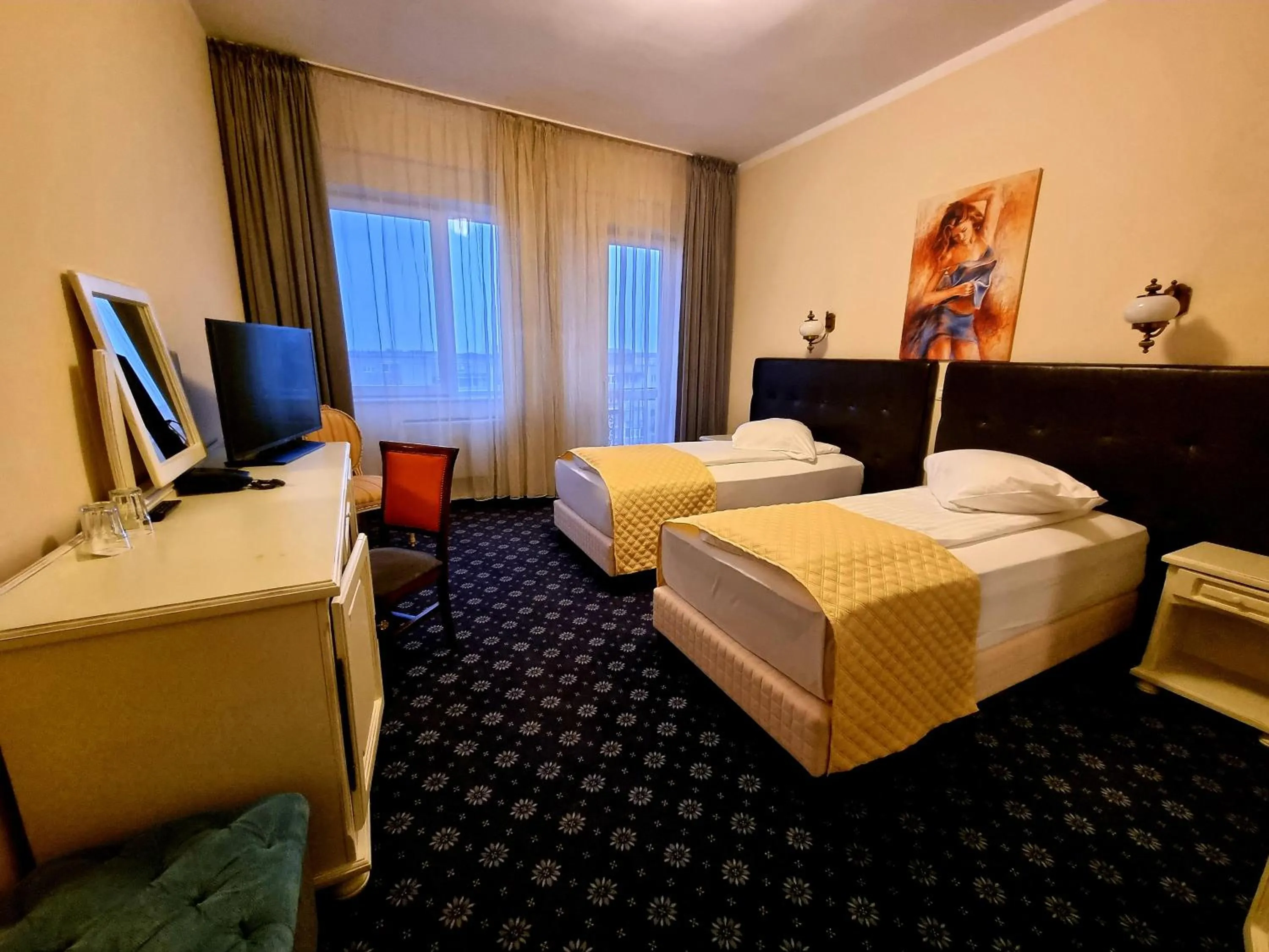 Bedroom, Bed in Hotel Coandi