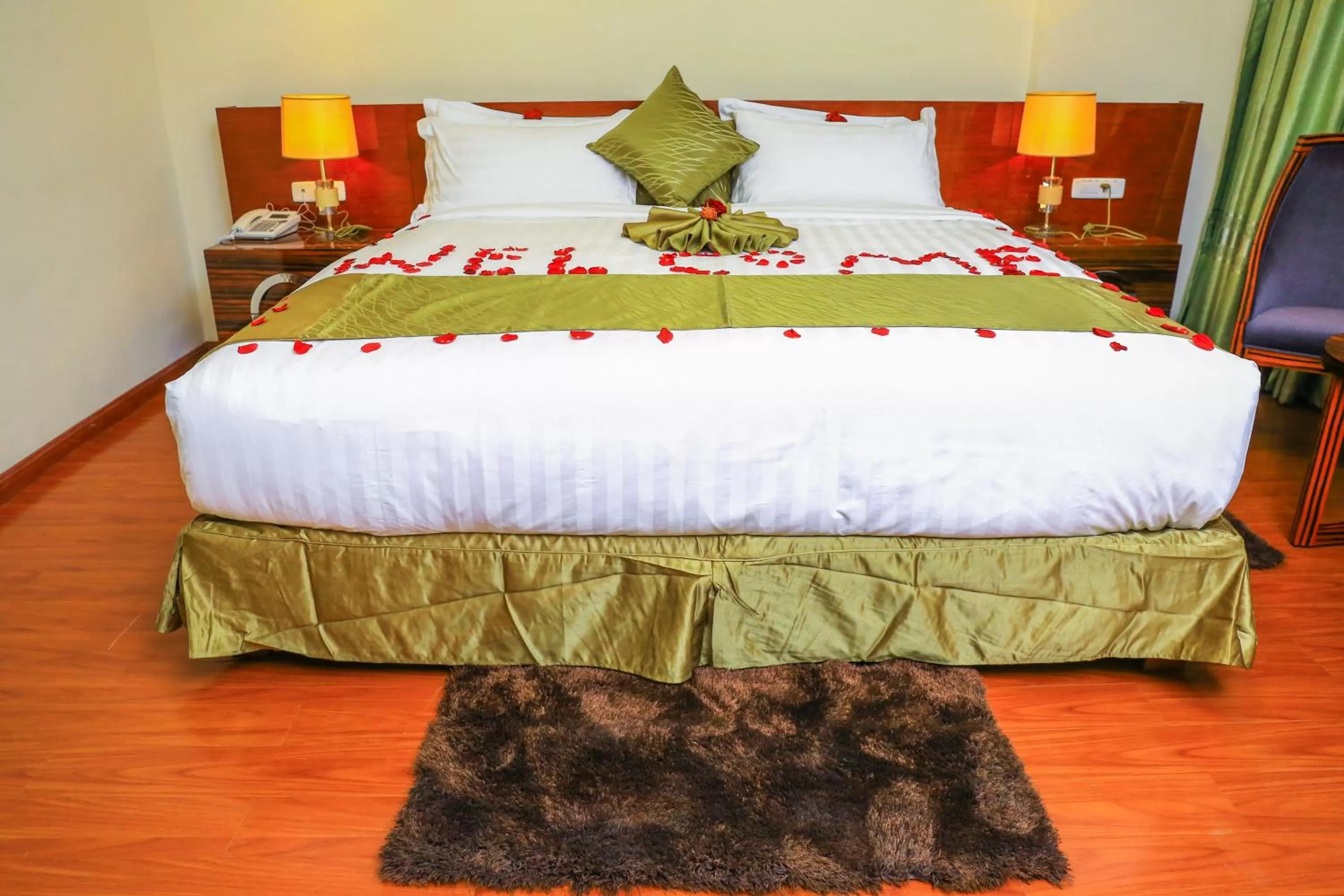 Bed in Denver boutique hotel