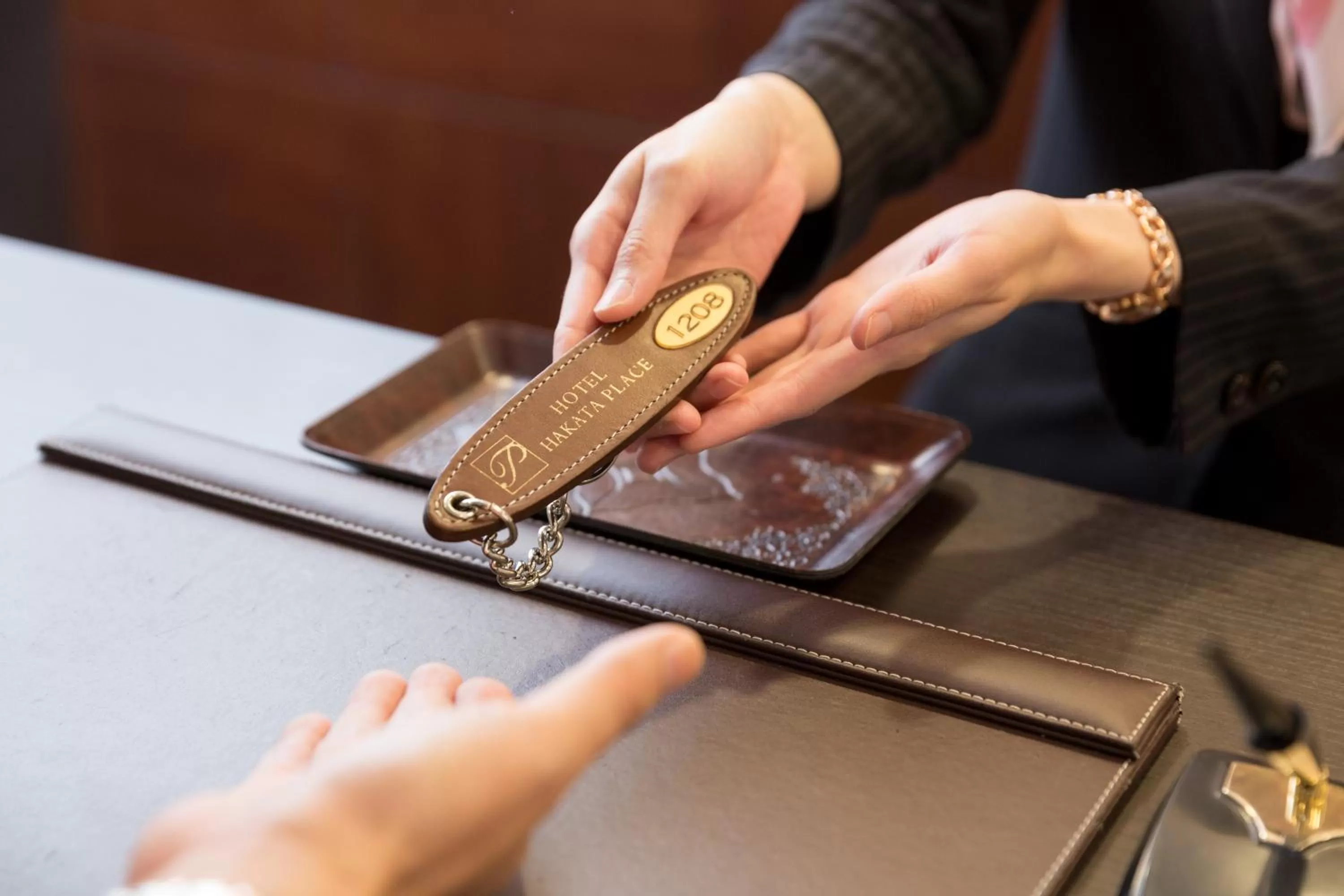 Lobby or reception in Hotel Hakata Place