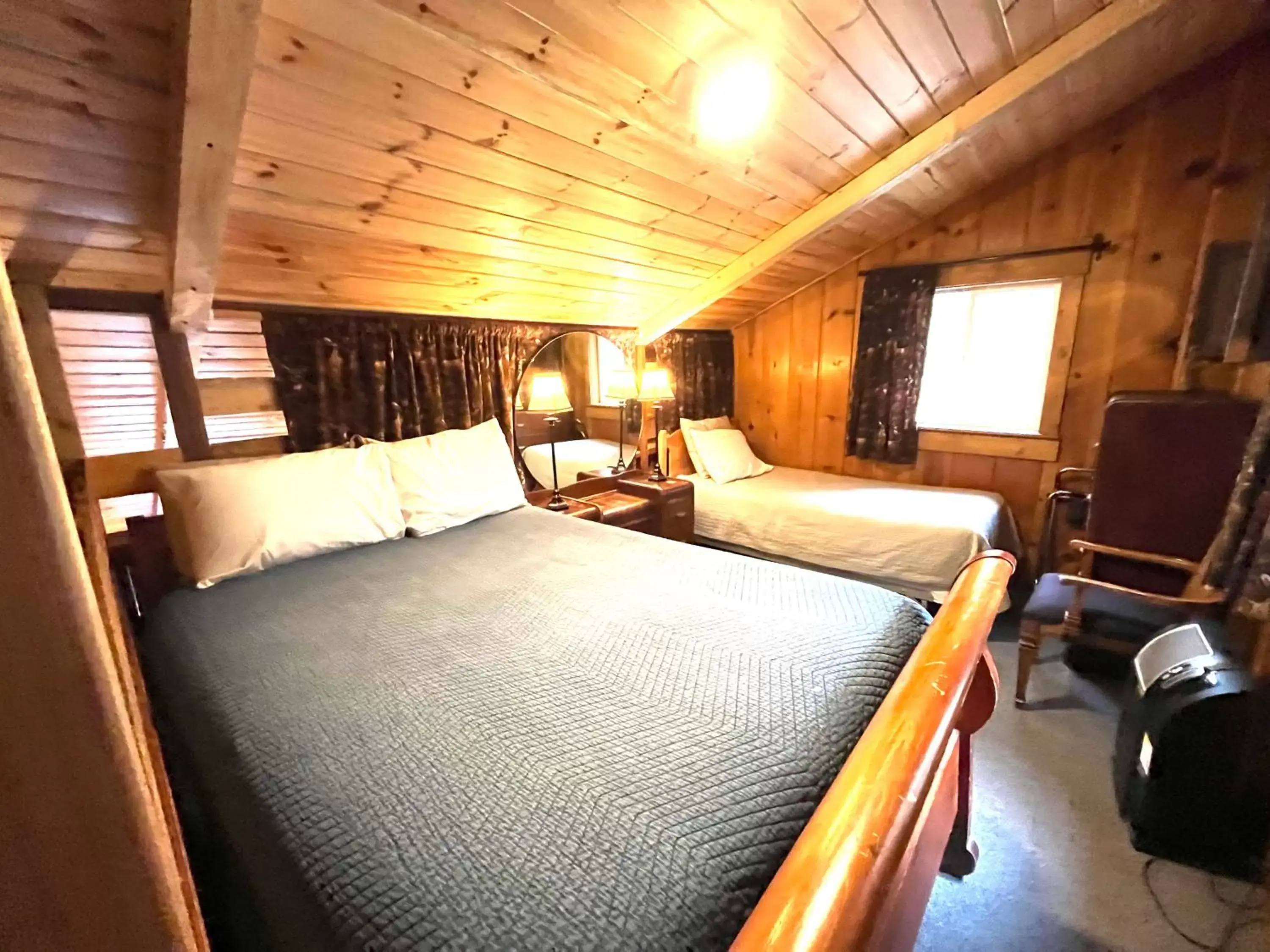 Bed in Pine Haven Resort