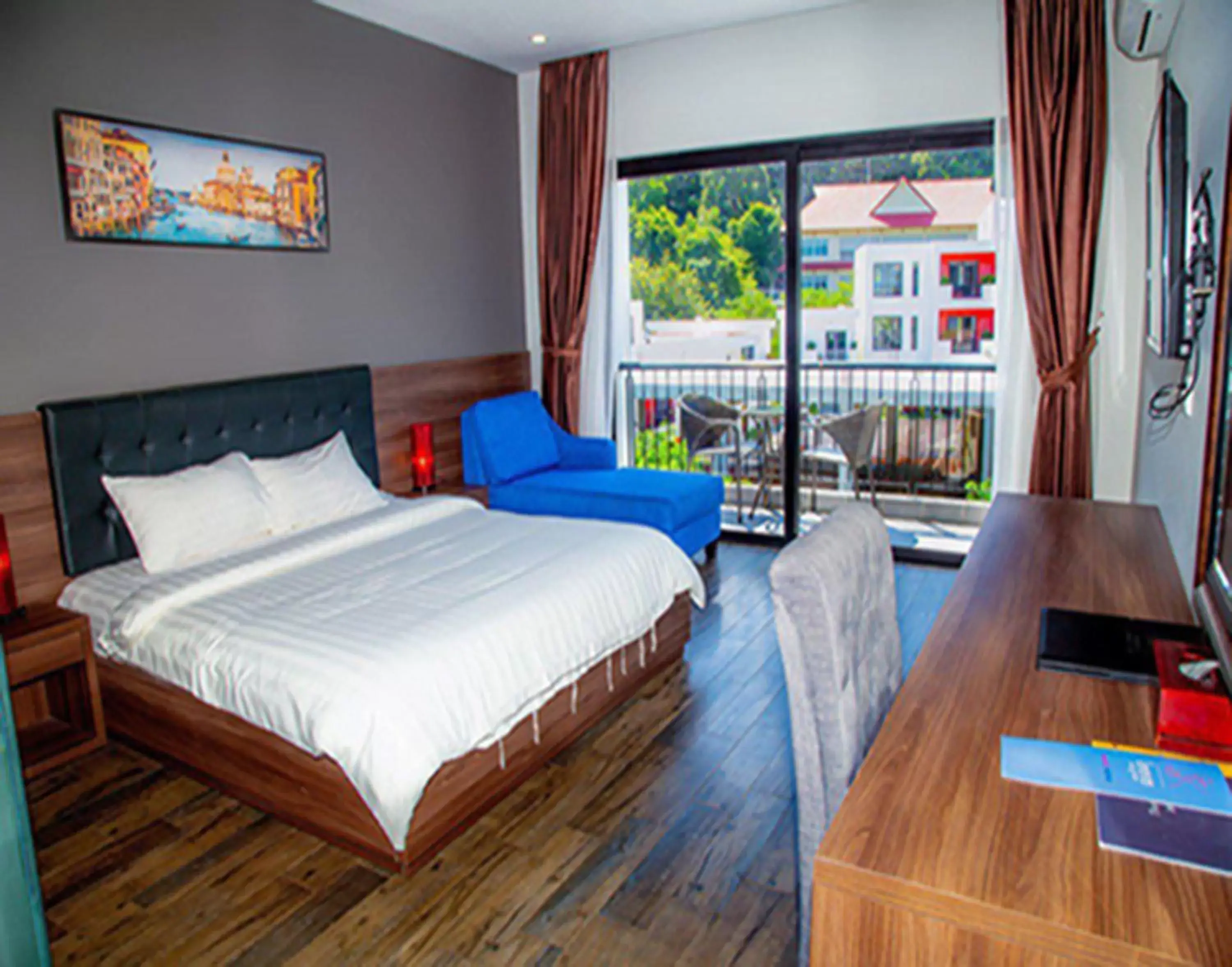 Bed in KEP BAY HOTEL & RESORT