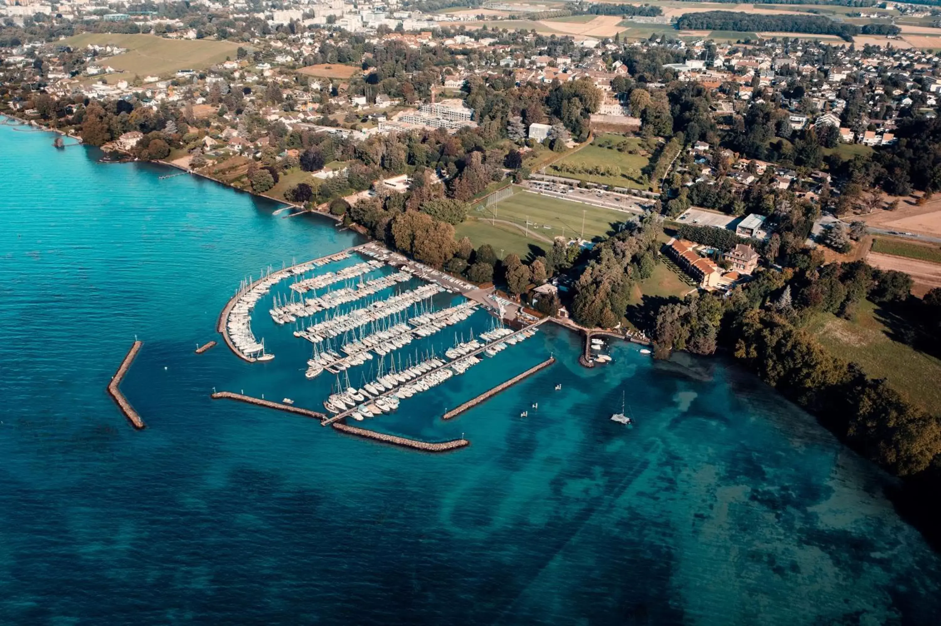 Bird's eye view, Bird's-eye View in Hotel La Barcarolle