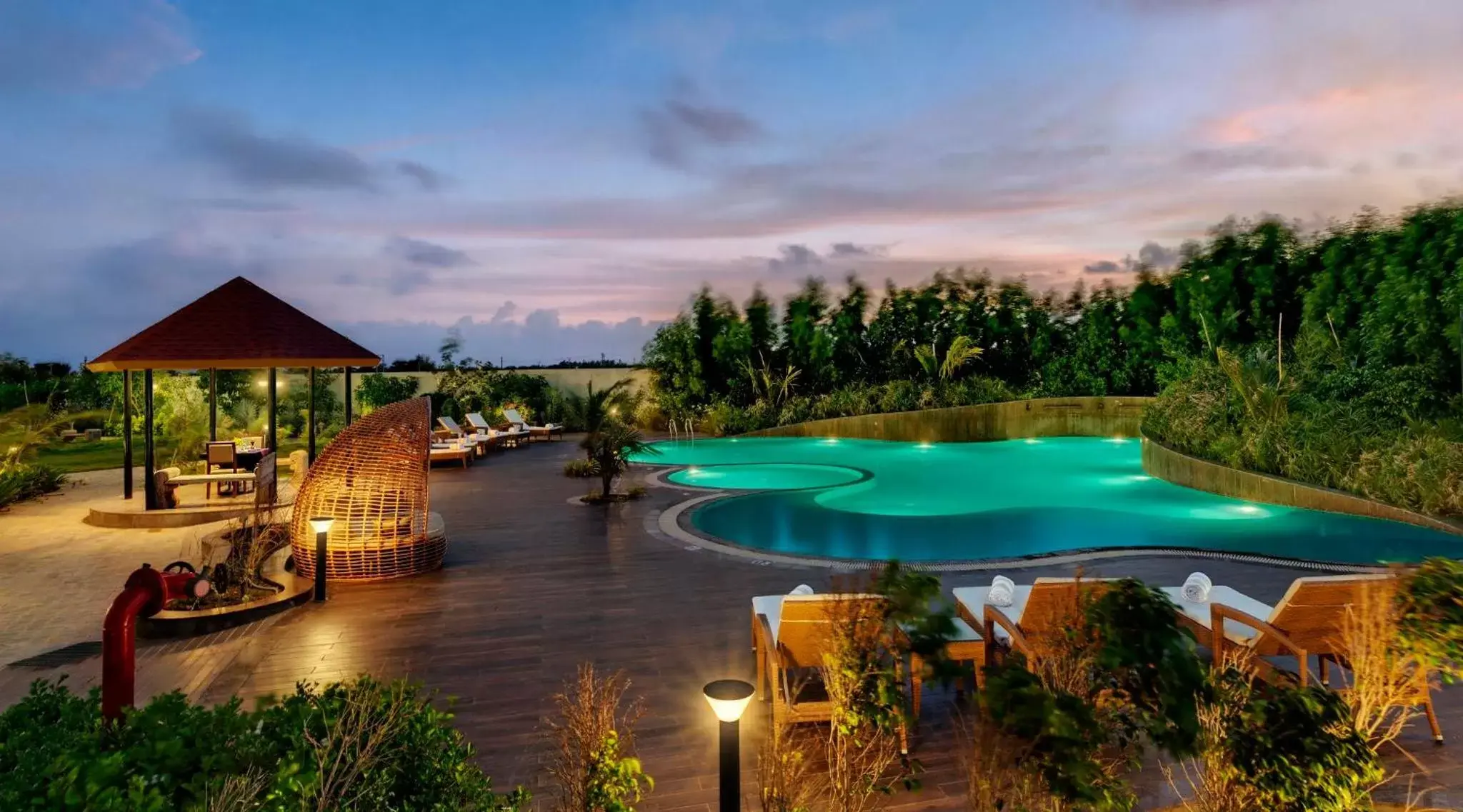 Pool View in The Fern Sattva Resort, Dwarka