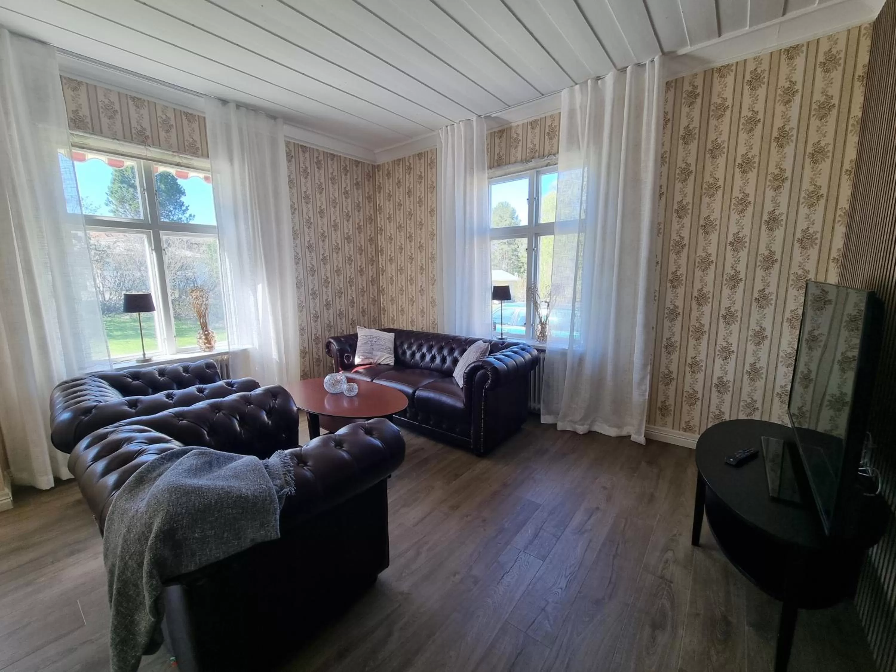 Living room in Byske Gästgivargård