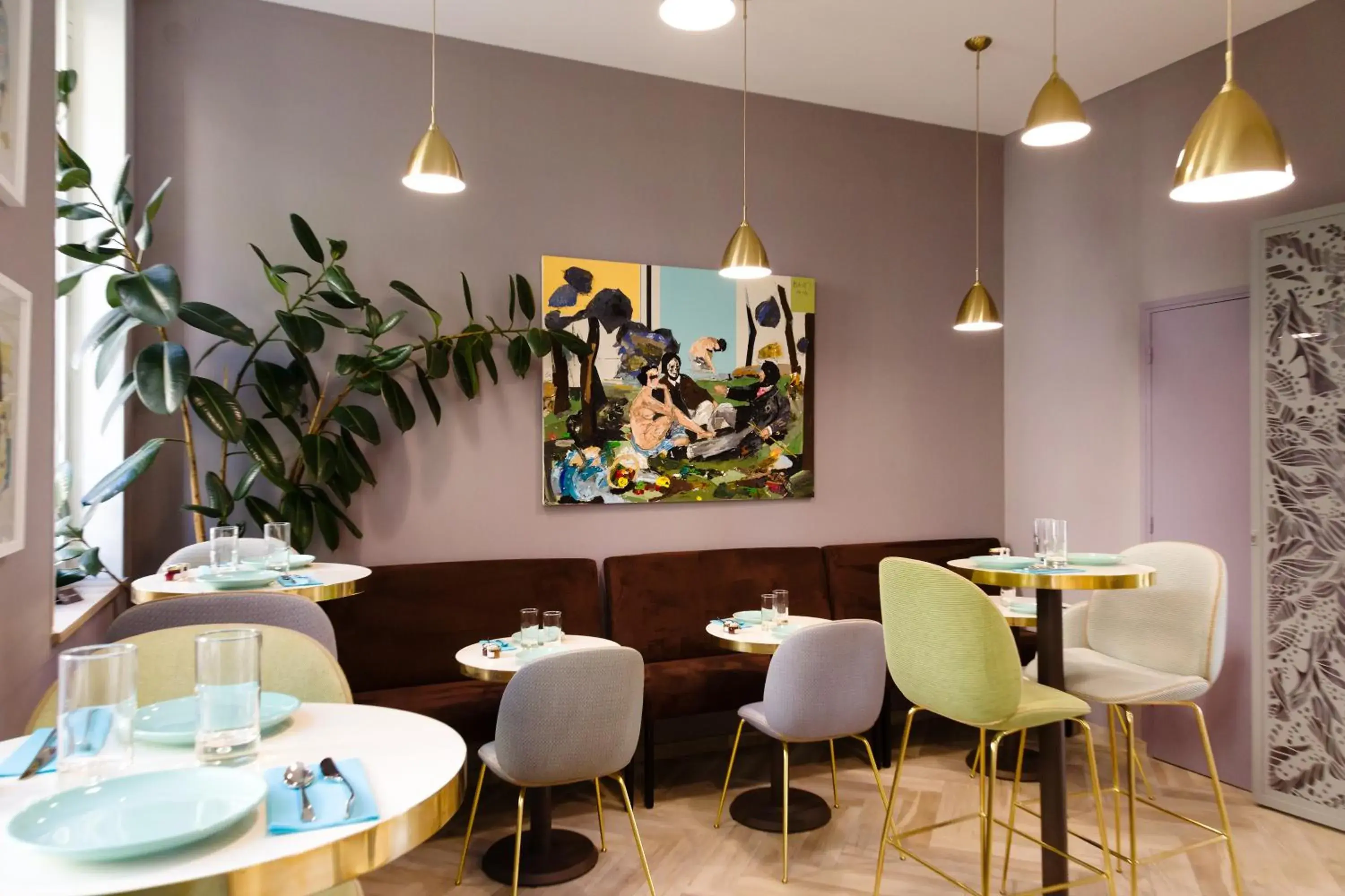 Lounge or bar, Restaurant/Places to Eat in Hôtel le XIX