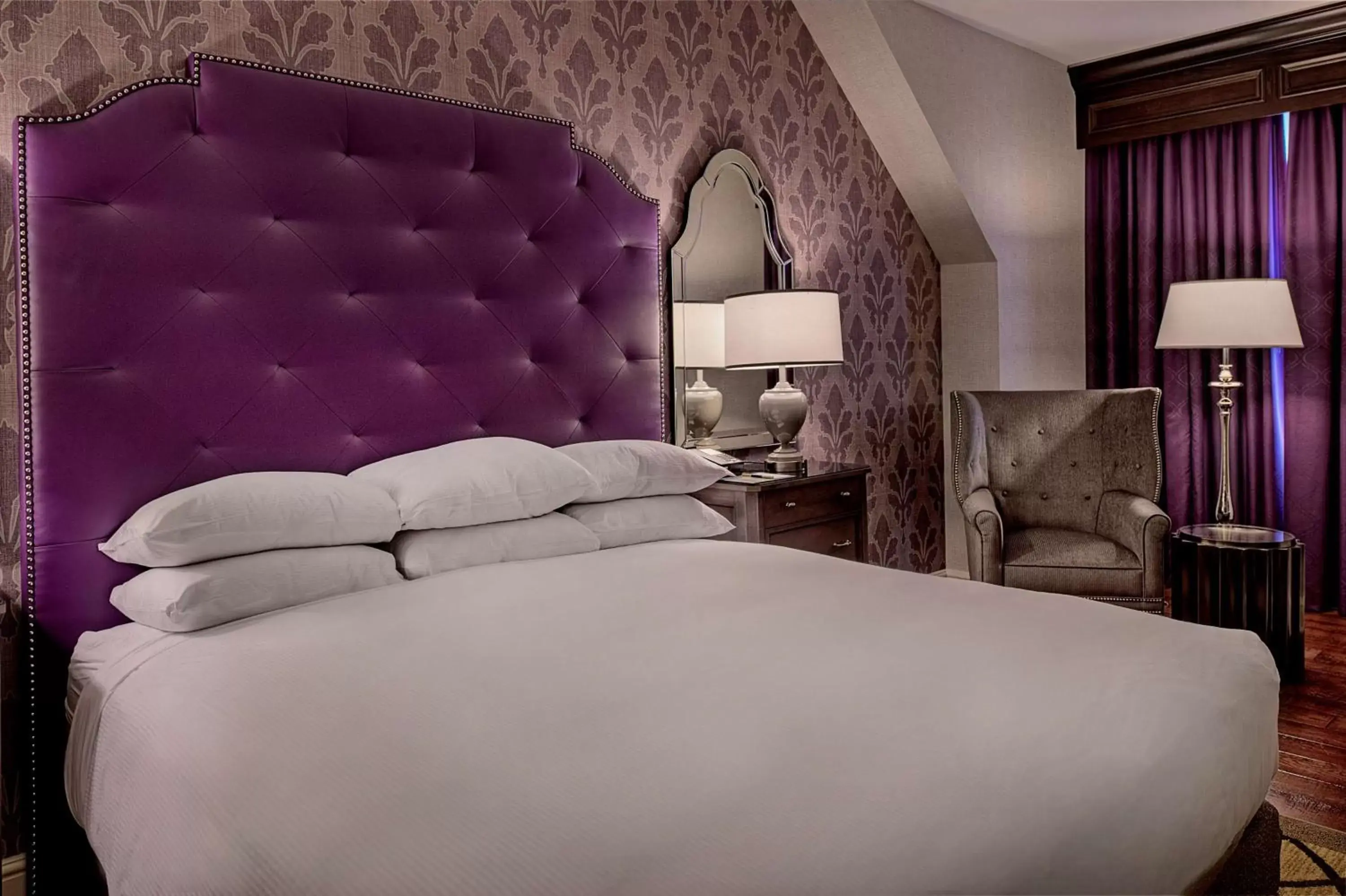 Bed in St. Louis Union Station Hotel, Curio Collection by Hilton