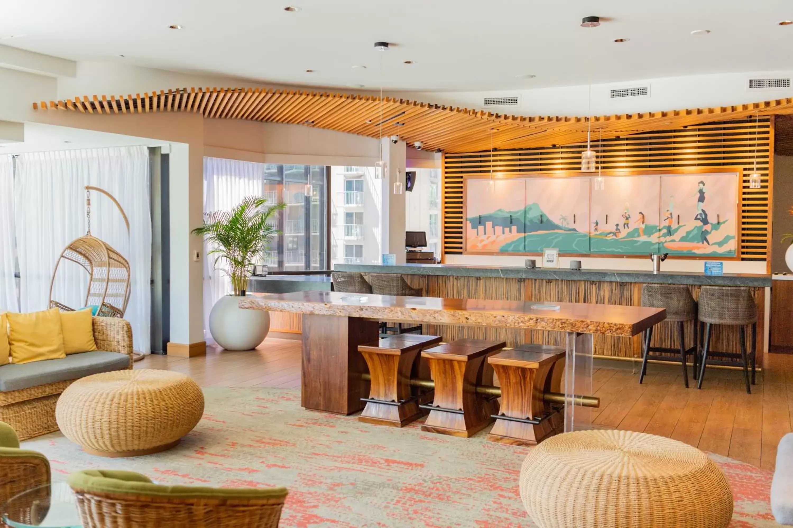 Lobby or reception in Hyatt Centric Waikiki Beach