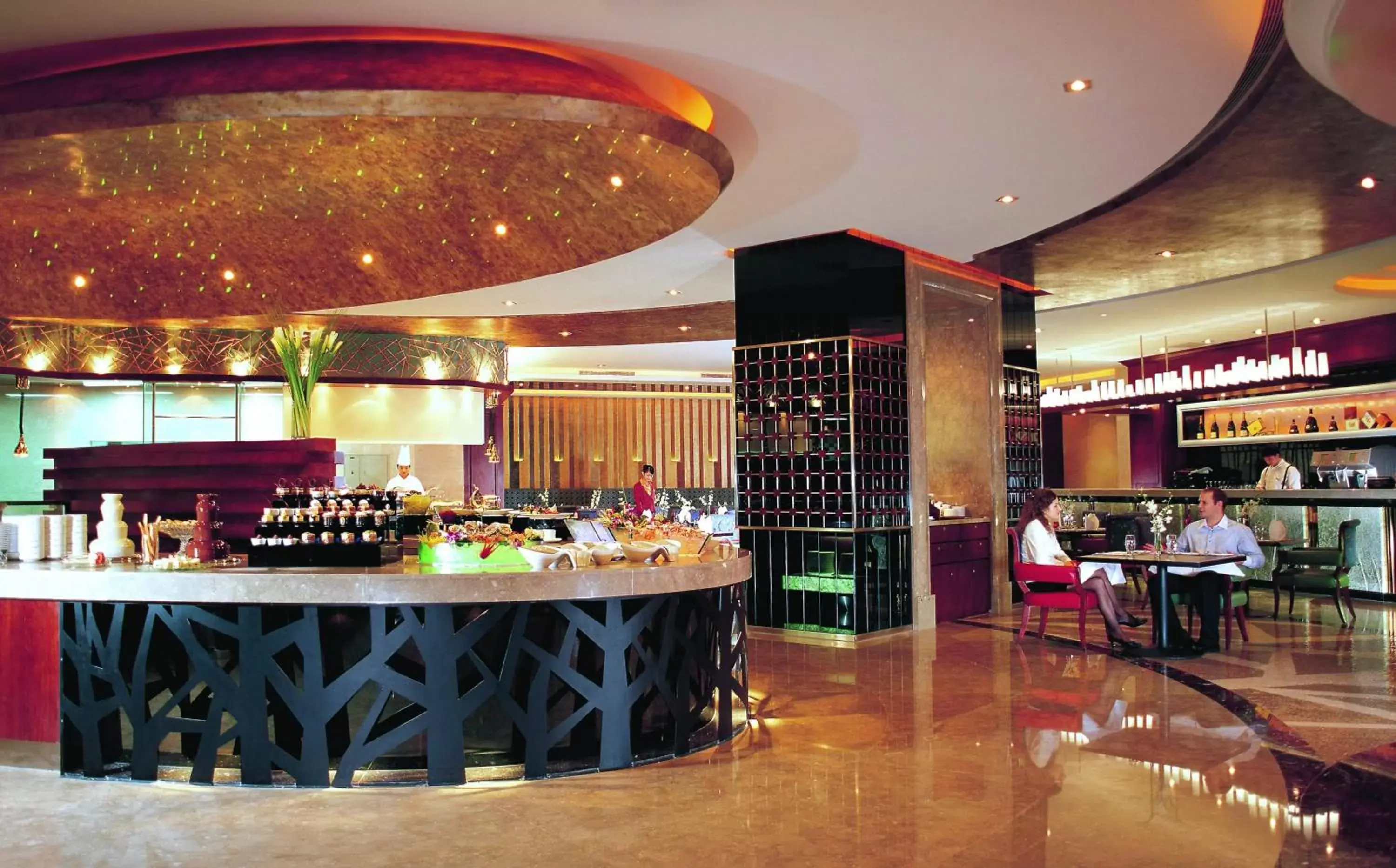 Lounge or bar in The Pavilion Hotel Shenzhen (Huaqiang NorthBusiness Zone)