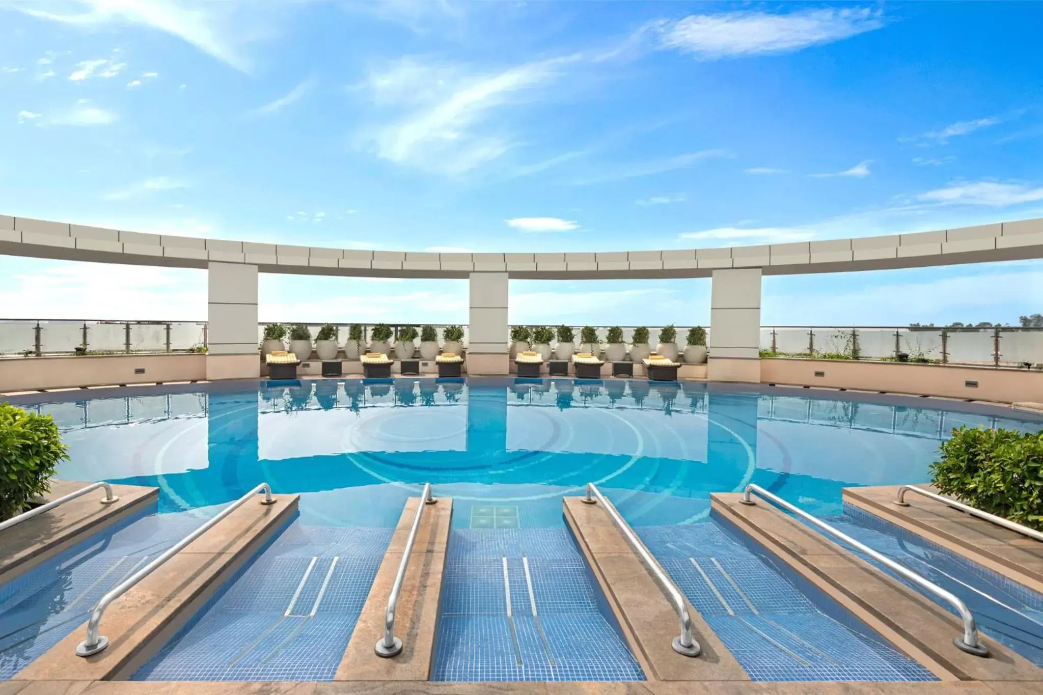 Swimming pool in Crowne Plaza Greater Noida by IHG Swimming pool in Crowne Plaza Greater Noida by IHG