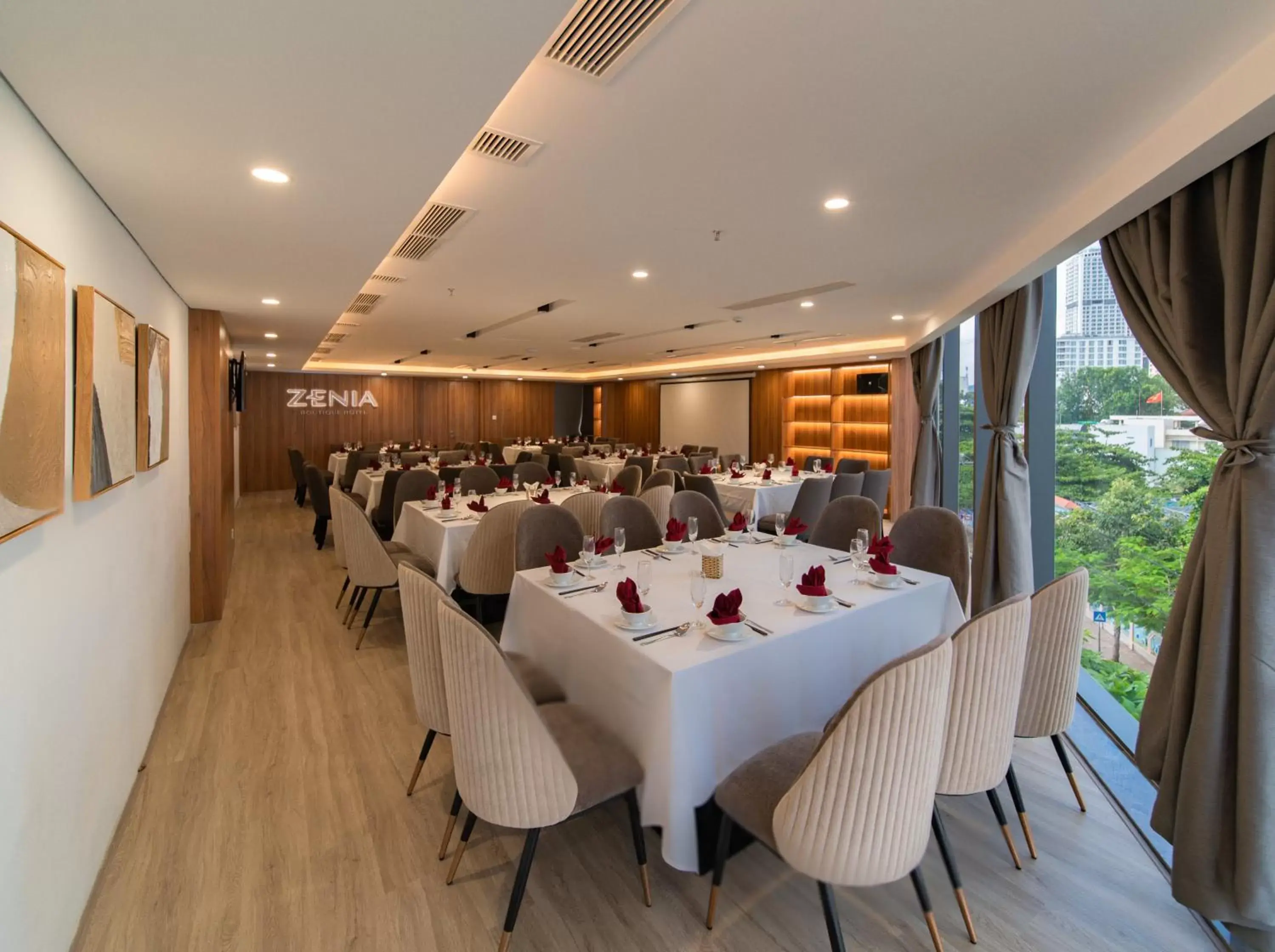 Meeting/conference room, Restaurant/Places to Eat in Zenia Boutique Hotel Nha Trang