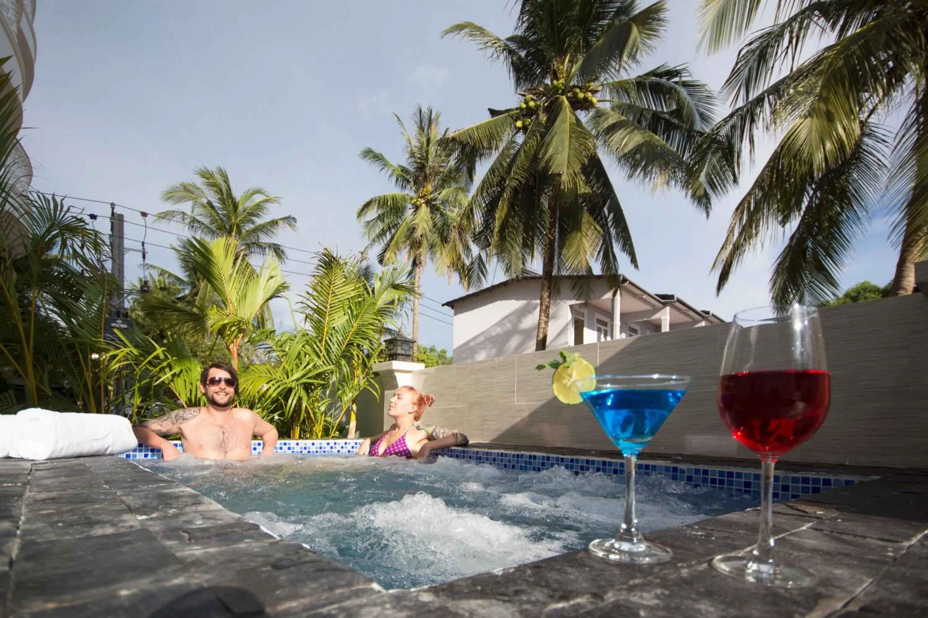 Hot Tub, Swimming Pool in Brenta Phu Quoc Hotel