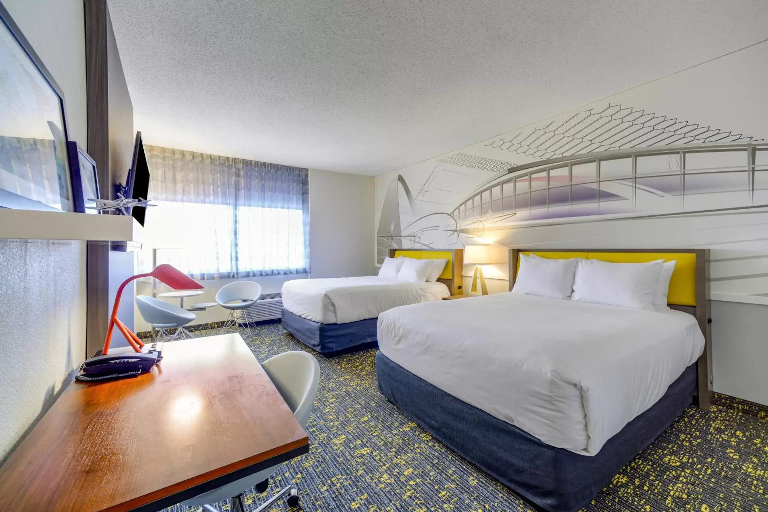 Bedroom in Saint Louis Airport Hotel