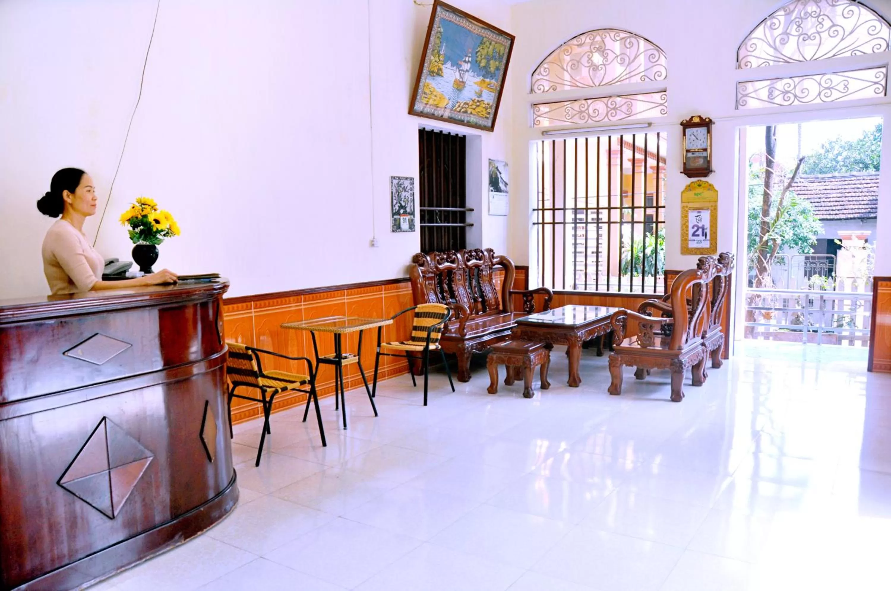 Lobby or reception in Tam Coc Family Hotel