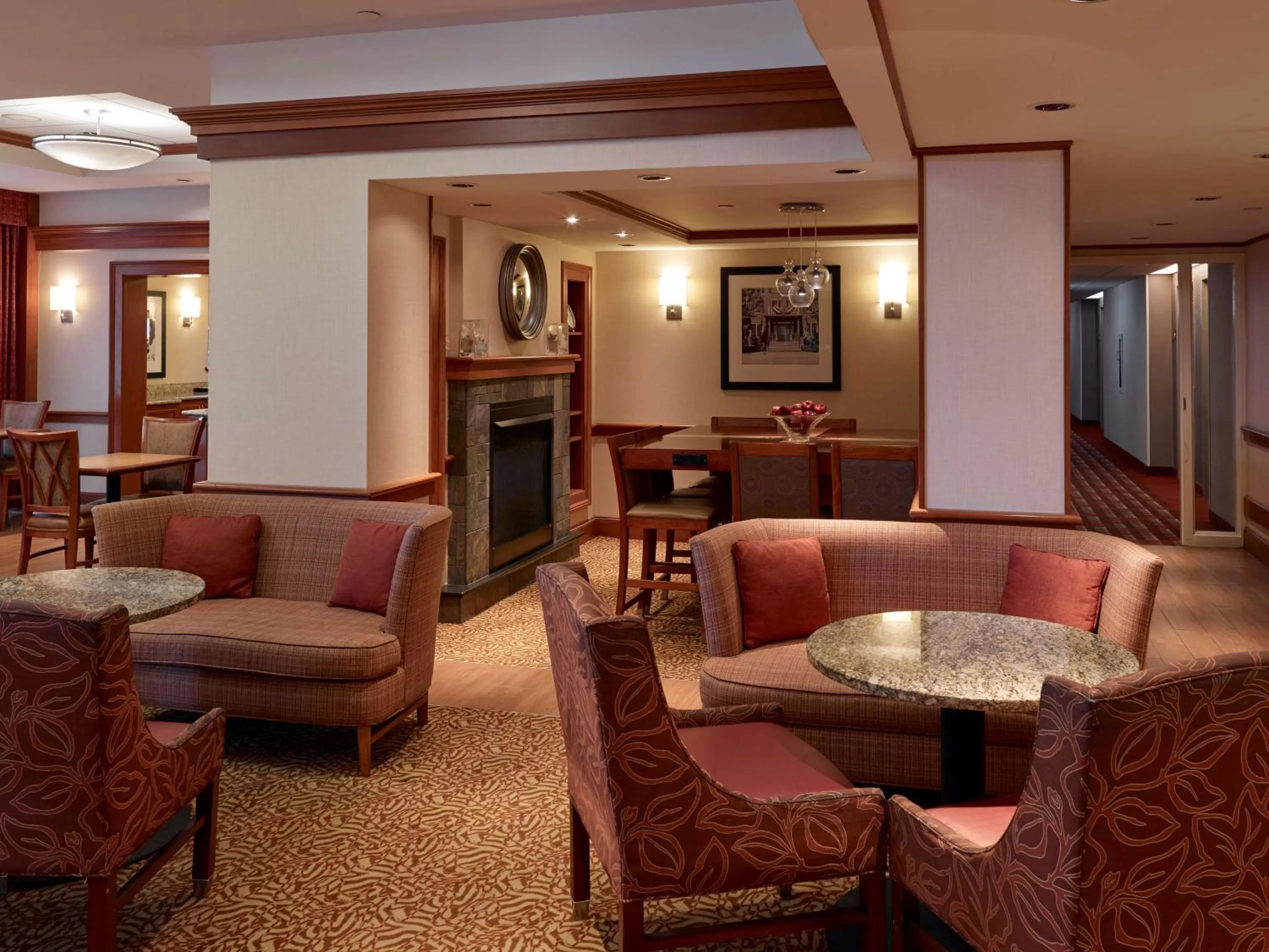 Lobby or reception in Hampton Inn Portland-Airport
