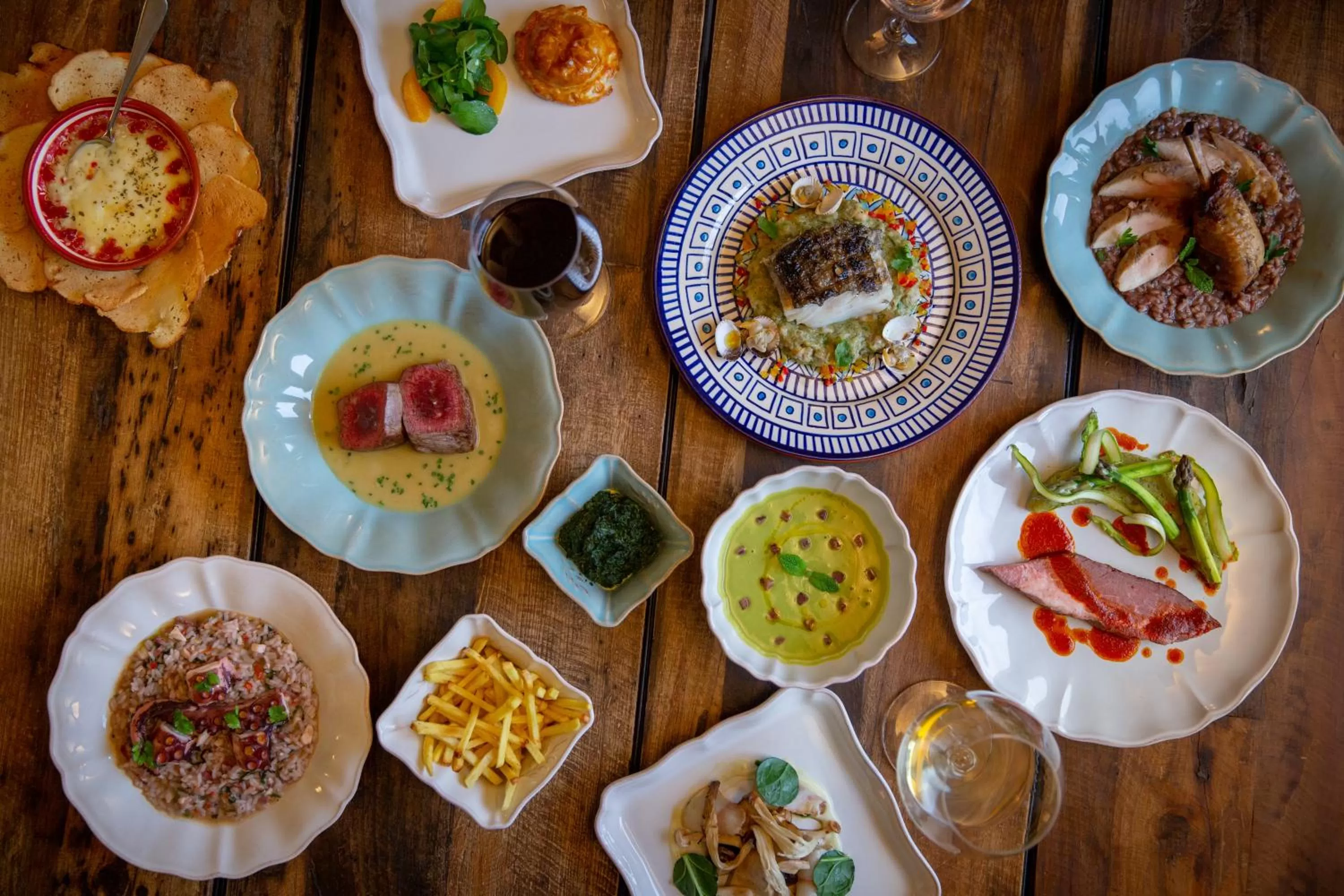 Food and drinks in Torre de Palma Wine Hotel, Monforte, a Member of Design Hotels