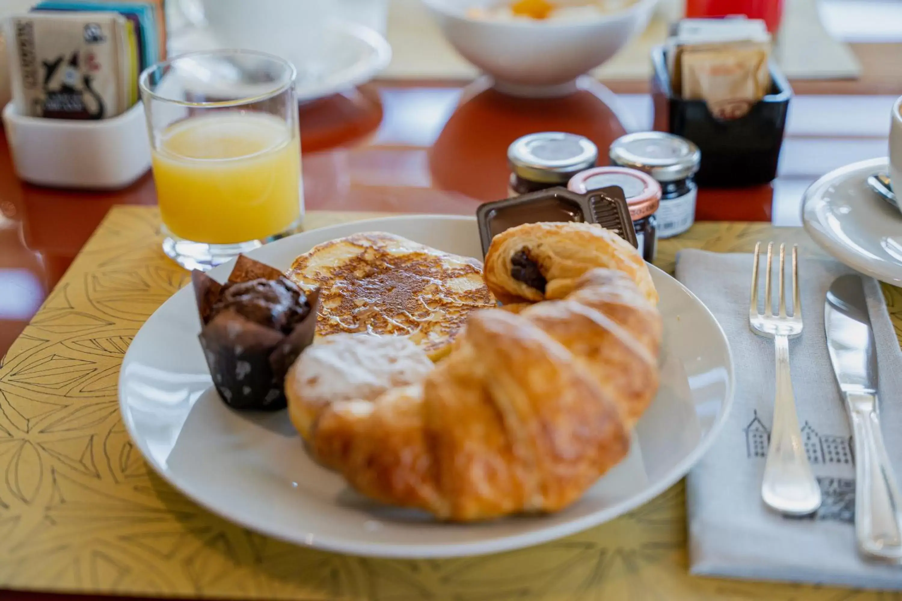 Breakfast in Parc Hotel Billia