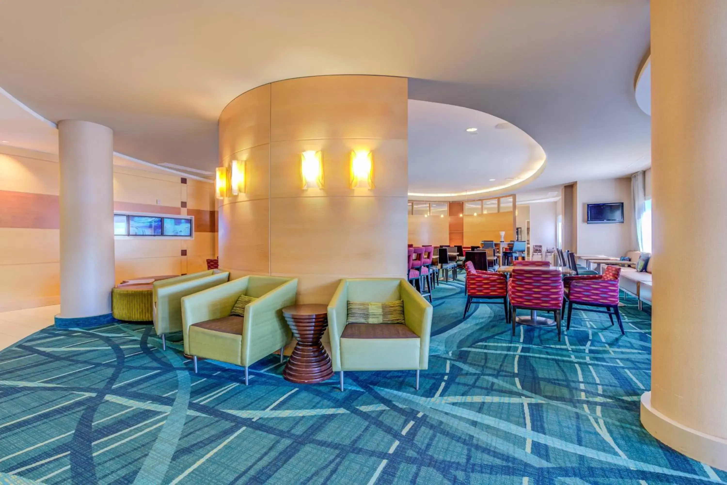 Lobby or reception, Lounge/Bar in SpringHill Suites Arundel Mills BWI Airport