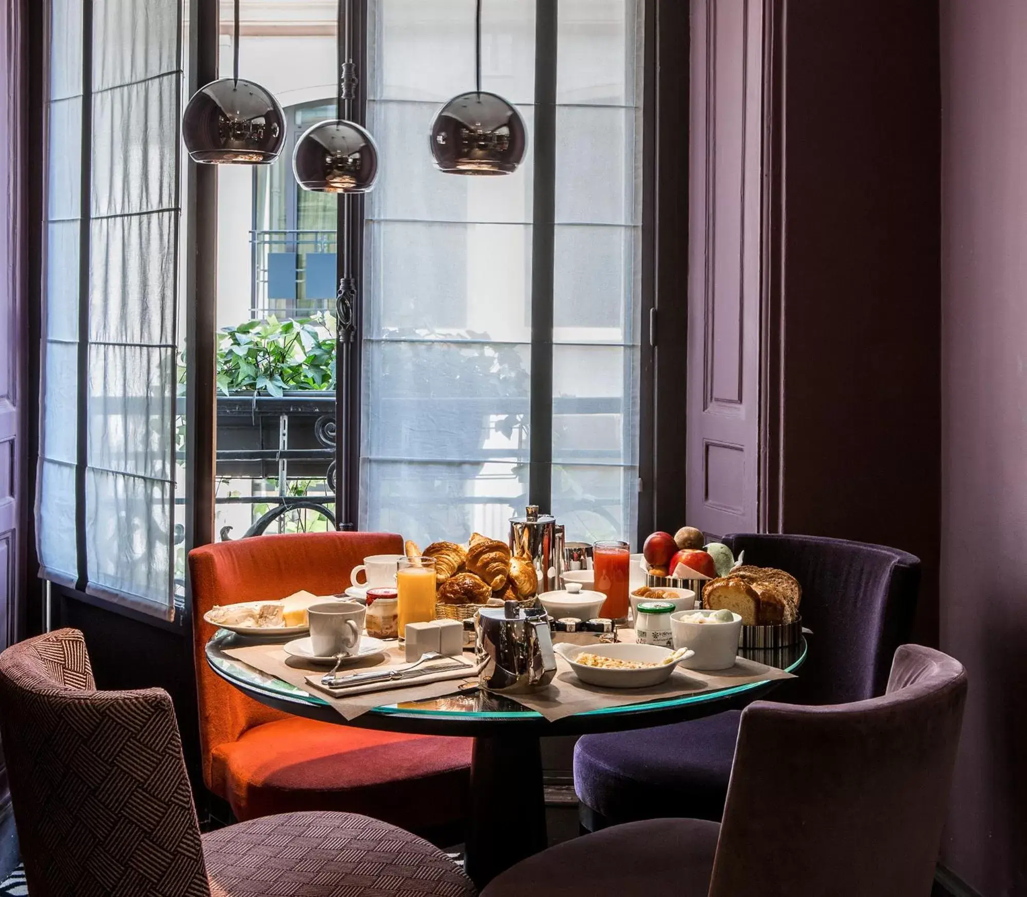Breakfast, Restaurant/Places to Eat in Hôtel Mansart - Esprit de France