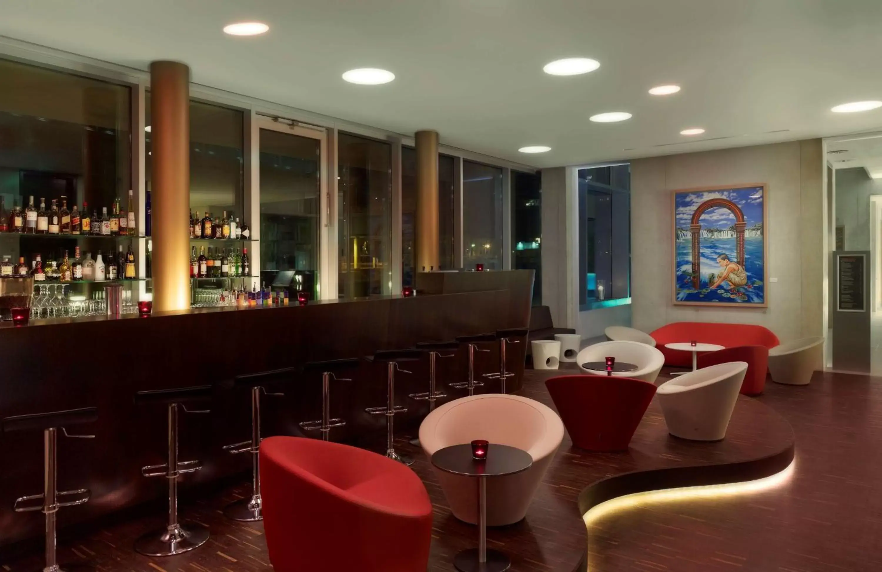 Lounge or bar, Lounge/Bar in art'otel cologne, Powered by Radisson Hotels