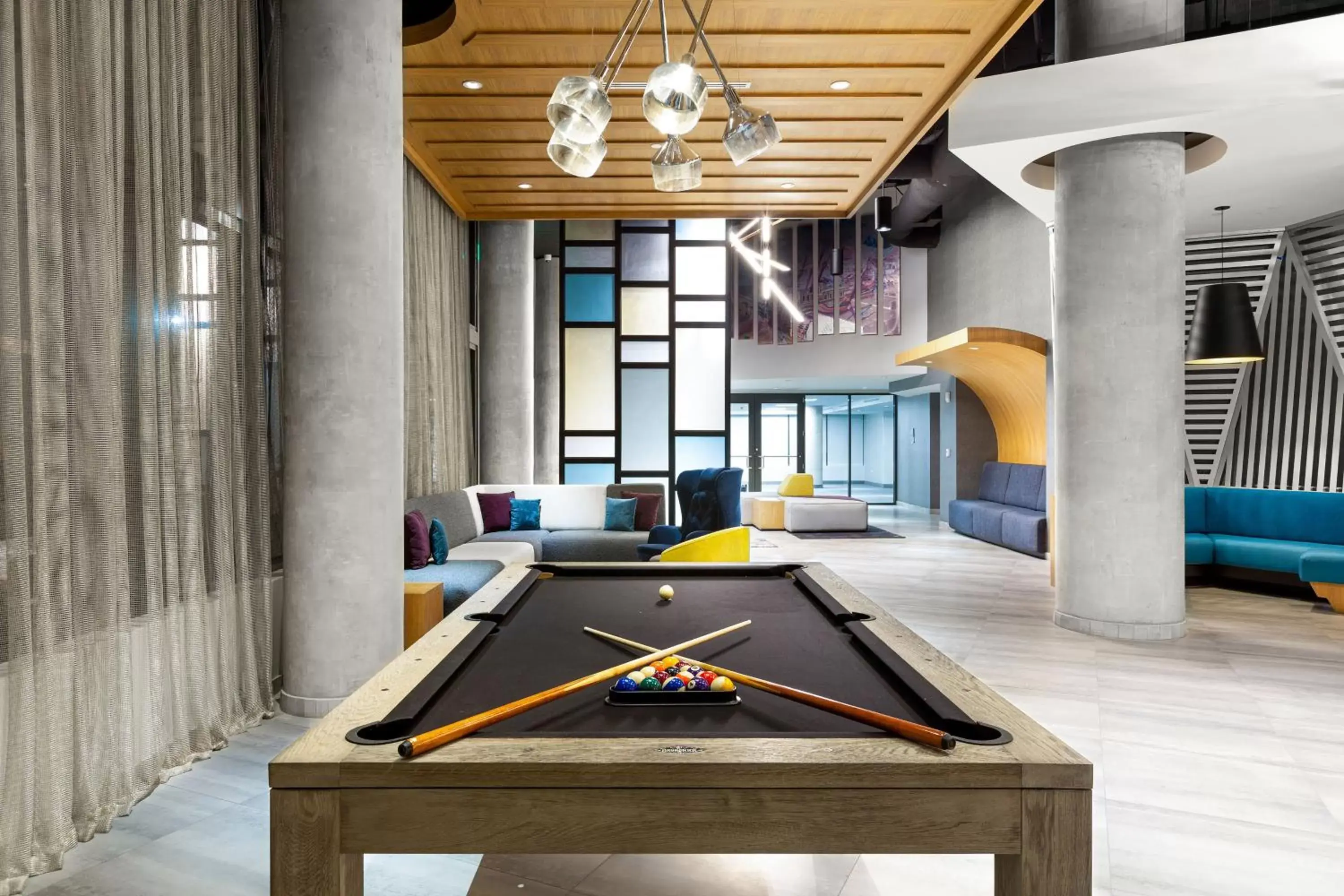 Lobby or reception, Billiards in Aloft San Juan