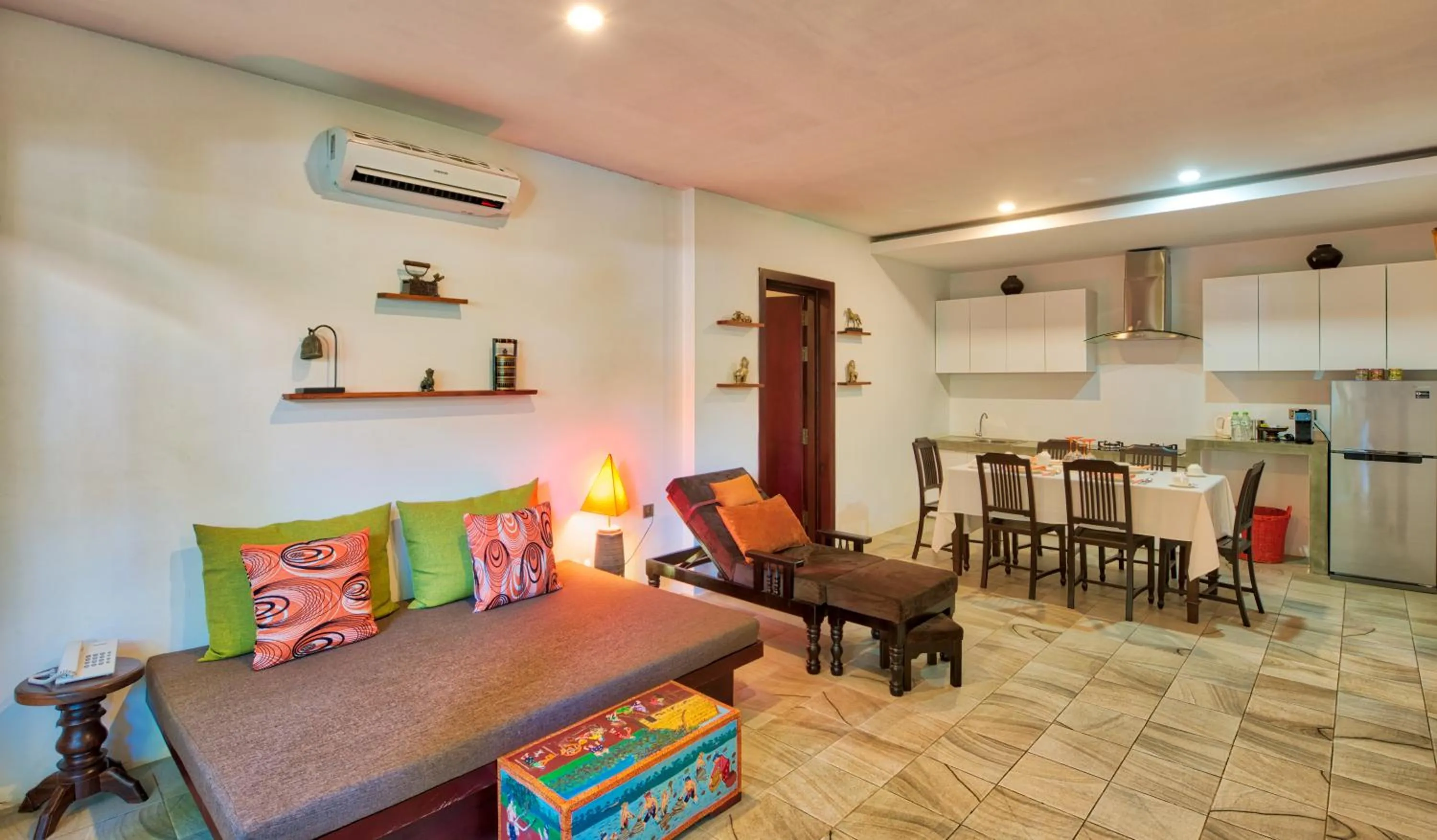 Living room in Mane Village Suites