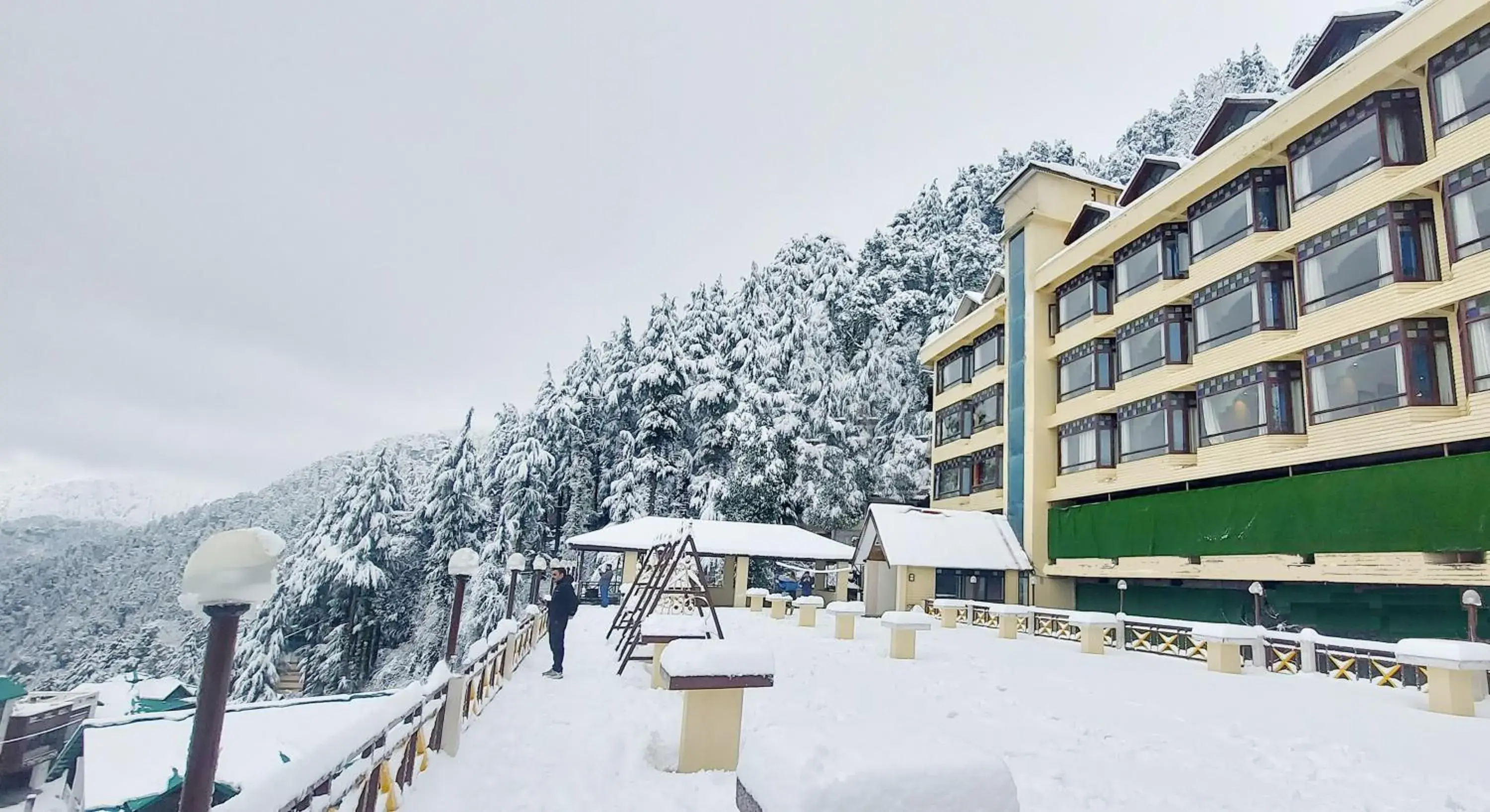 Facade/entrance, Winter in Snow Valley Resort