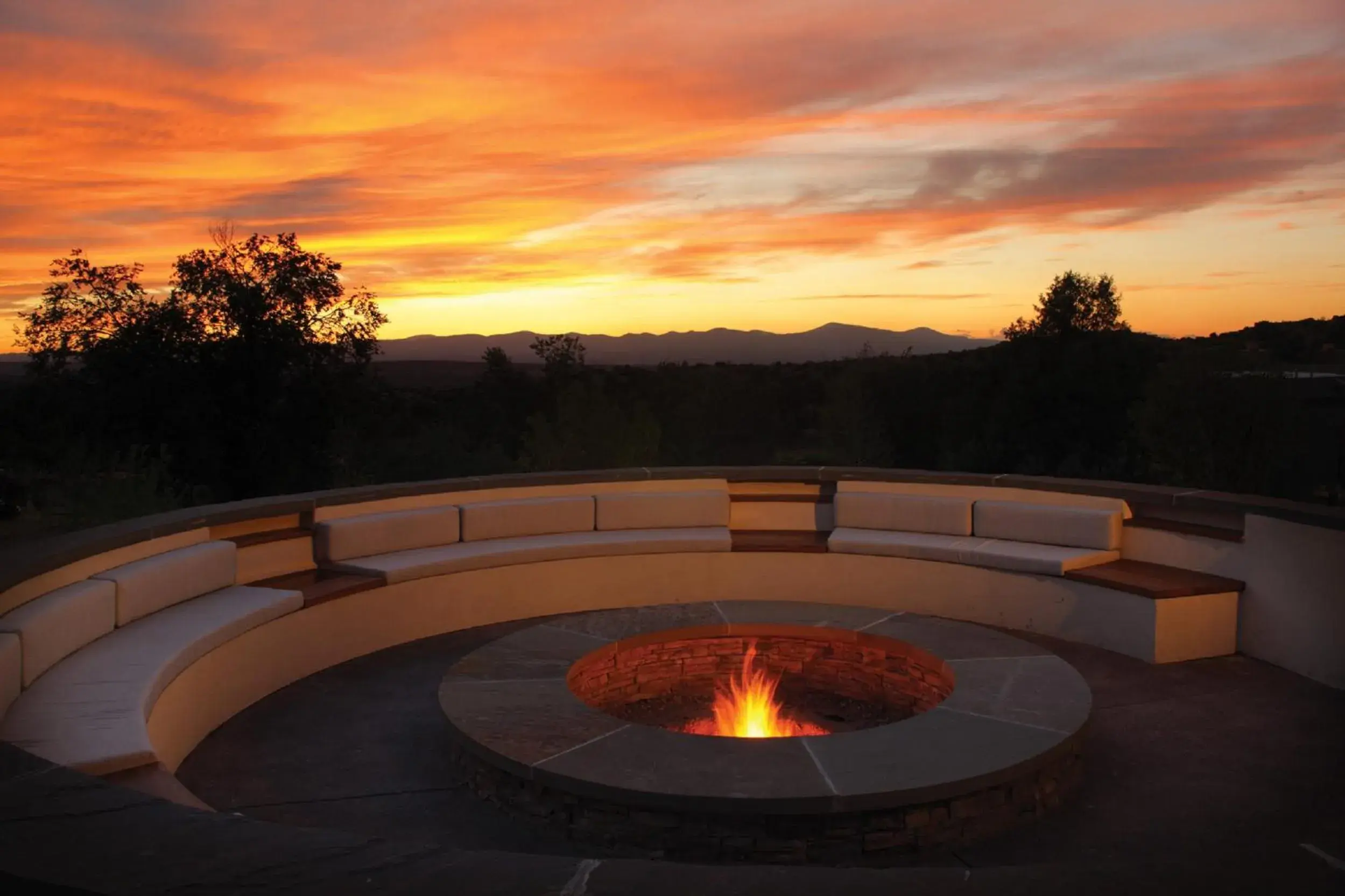 Patio, Sunrise/Sunset in Four Seasons Resort Rancho Encantado Santa Fe