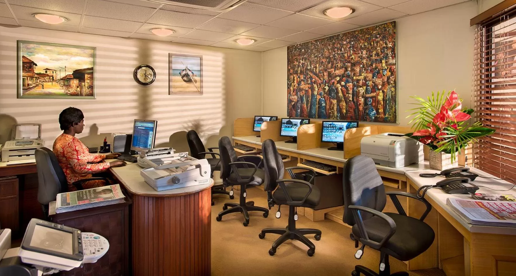 Property building in Labadi Beach Hotel