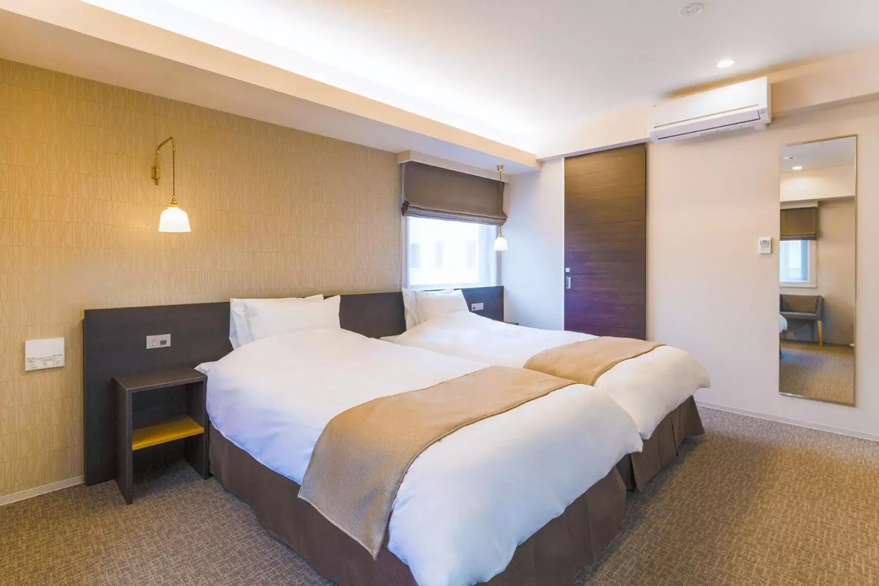 Bed in Hotel M's Est Shijo Karasuma