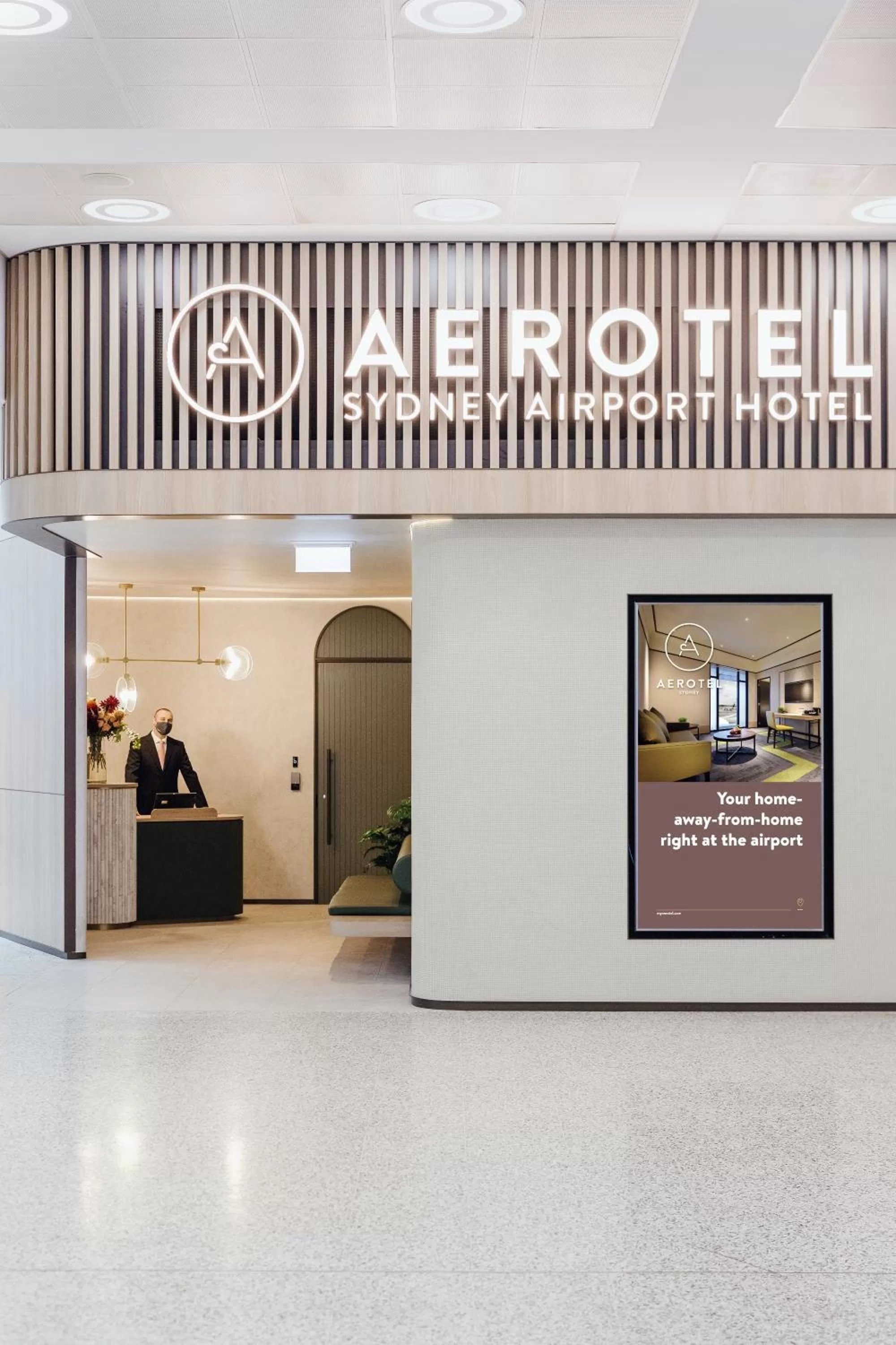 Facade/entrance in Aerotel Sydney - Inside International Terminal Airport