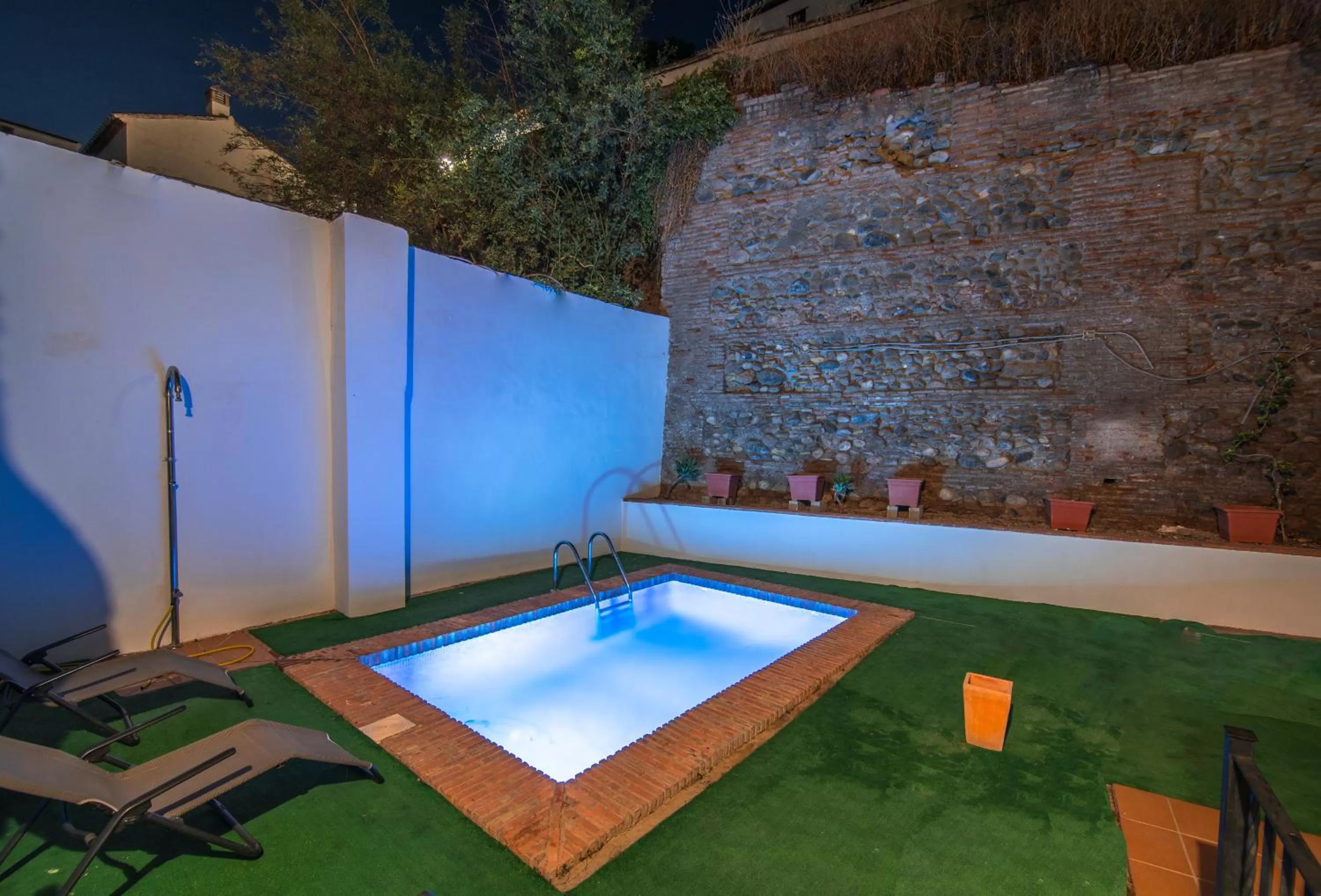 Pool view in Apartamentos Granata