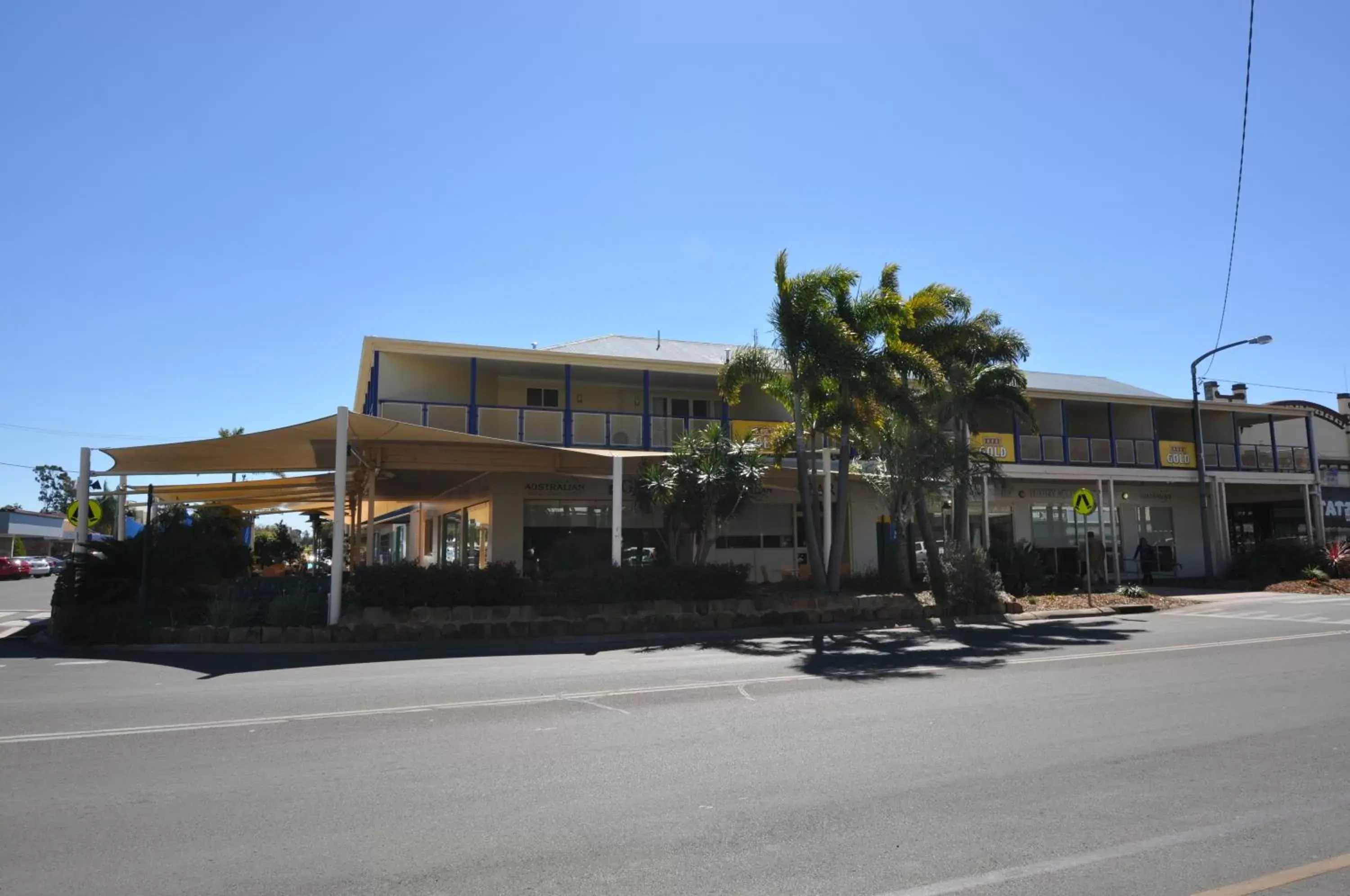 Facade/entrance, Property Building in The Australian Hotel Motel